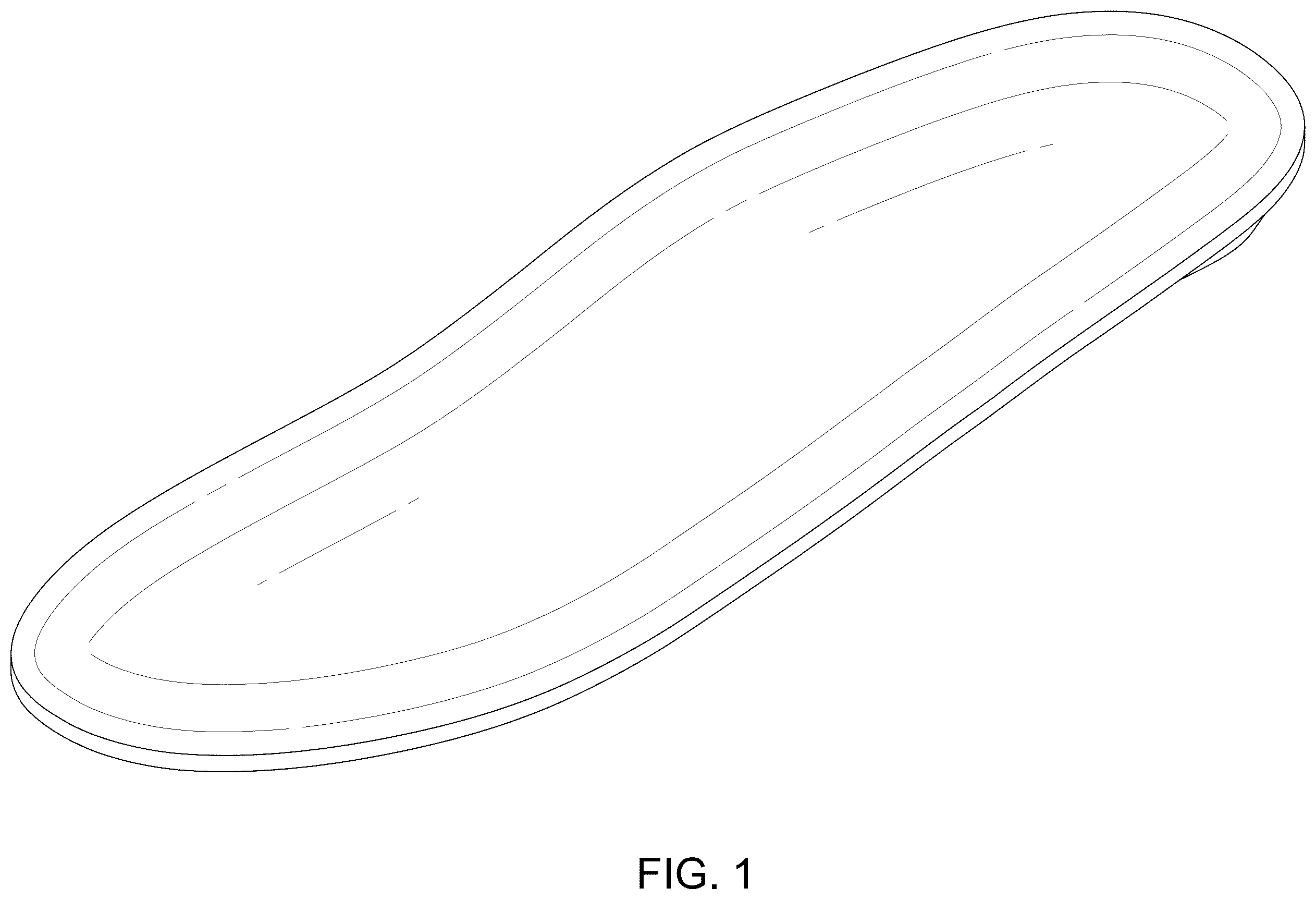 Patent USD1123345 Figure 1 – Insole