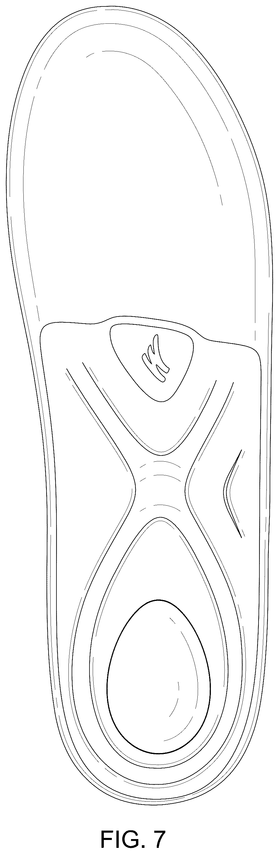 Patent USD1123345 Figure 6 – Insole