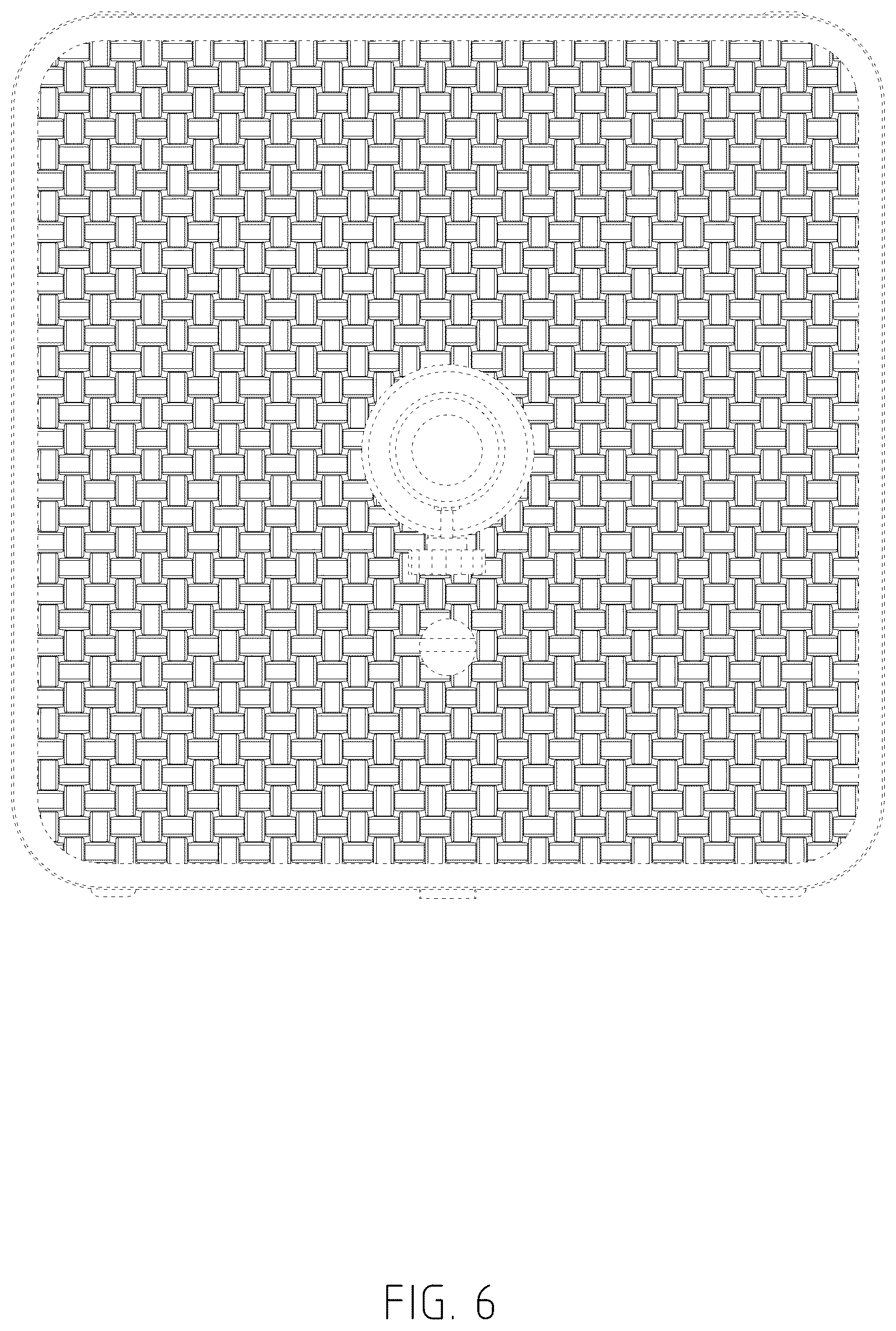 Patent USD1123347 Figure 6 – Umbrella base
