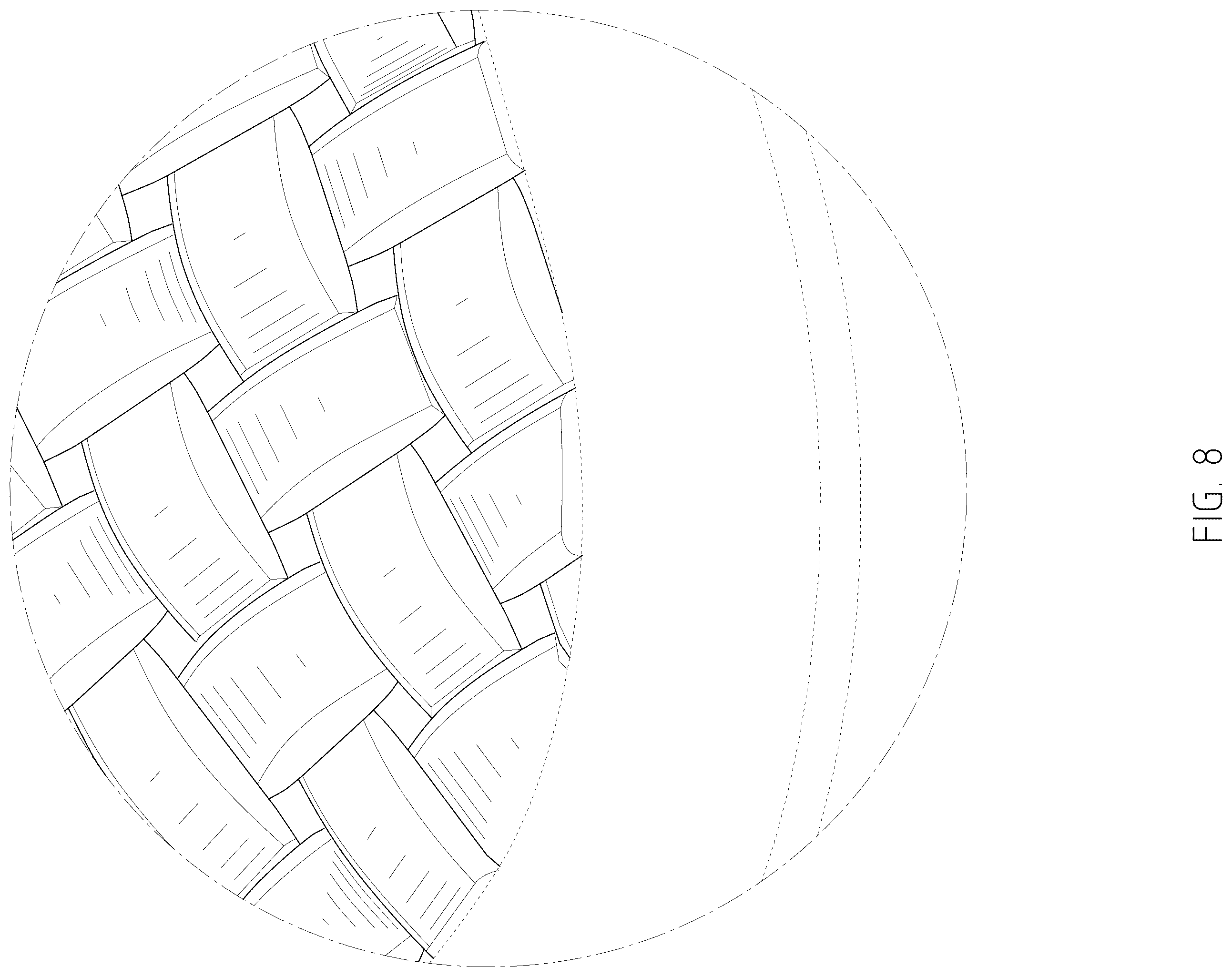 Patent USD1123347 Figure 8 – Umbrella base