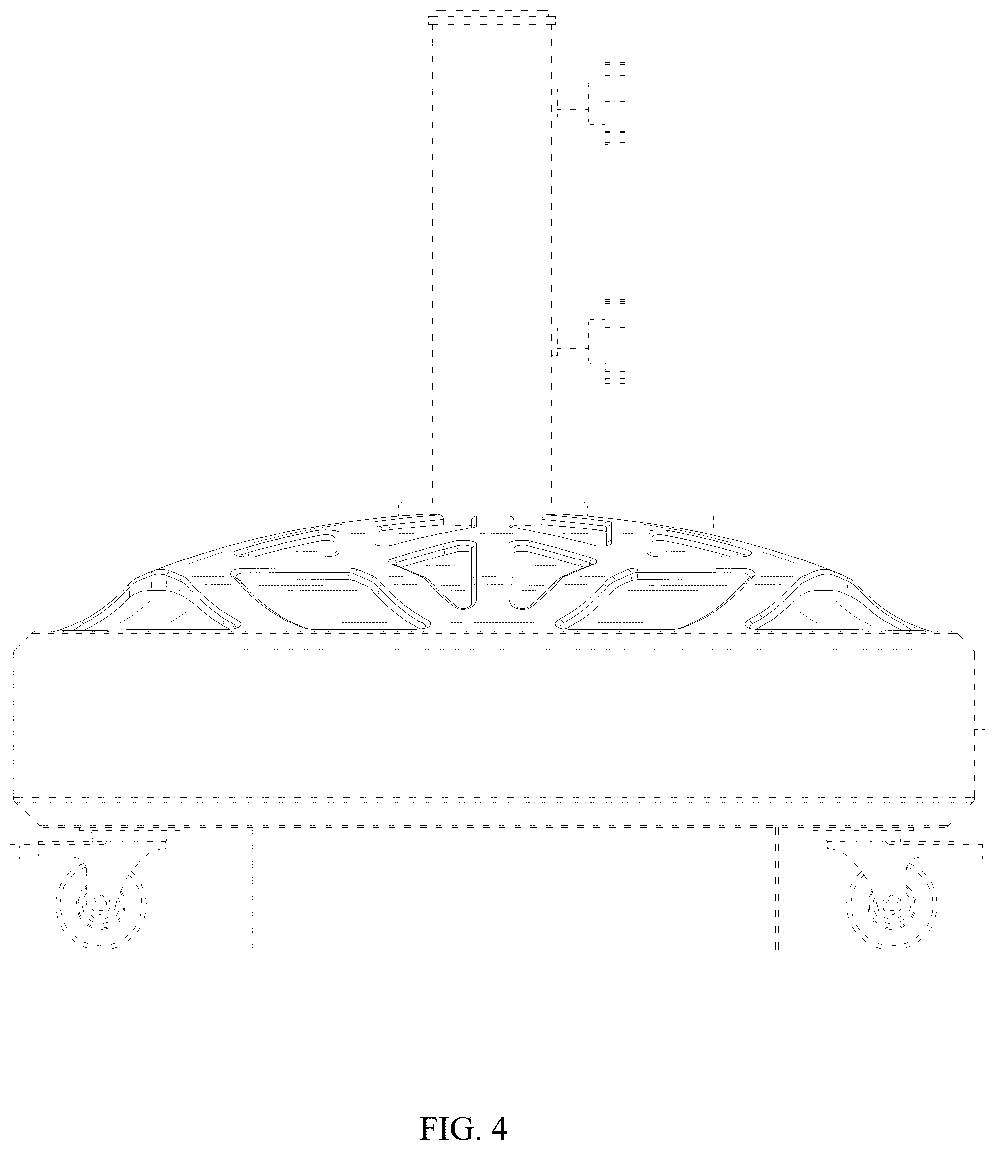 Patent USD1123348 Figure 4 – Umbrella base