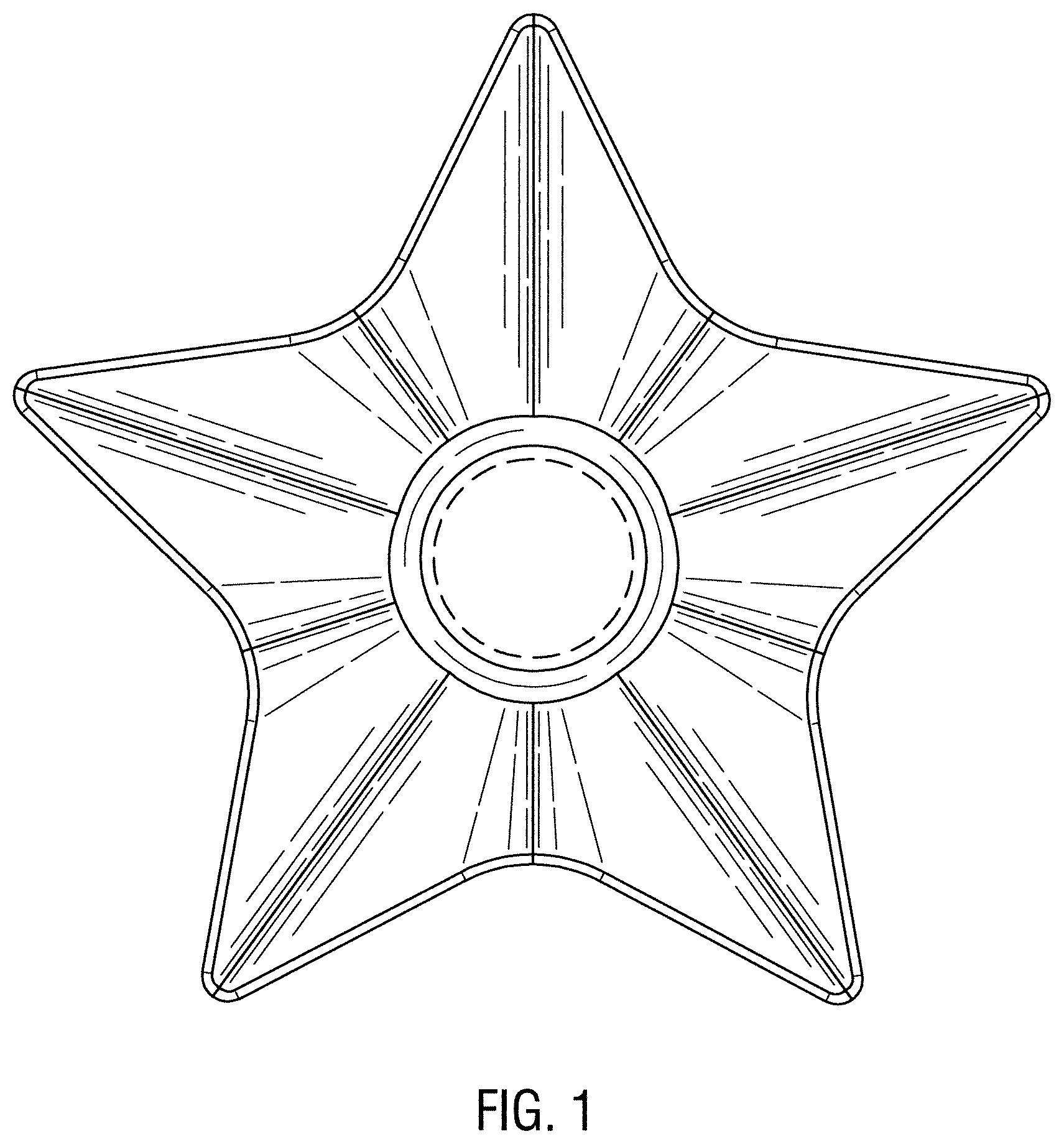 Patent USD1123349 Figure 1 – Cane tip