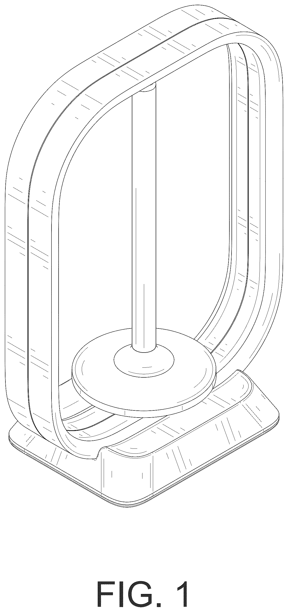 Patent USD1123350 Figure 1 – Yarn holder