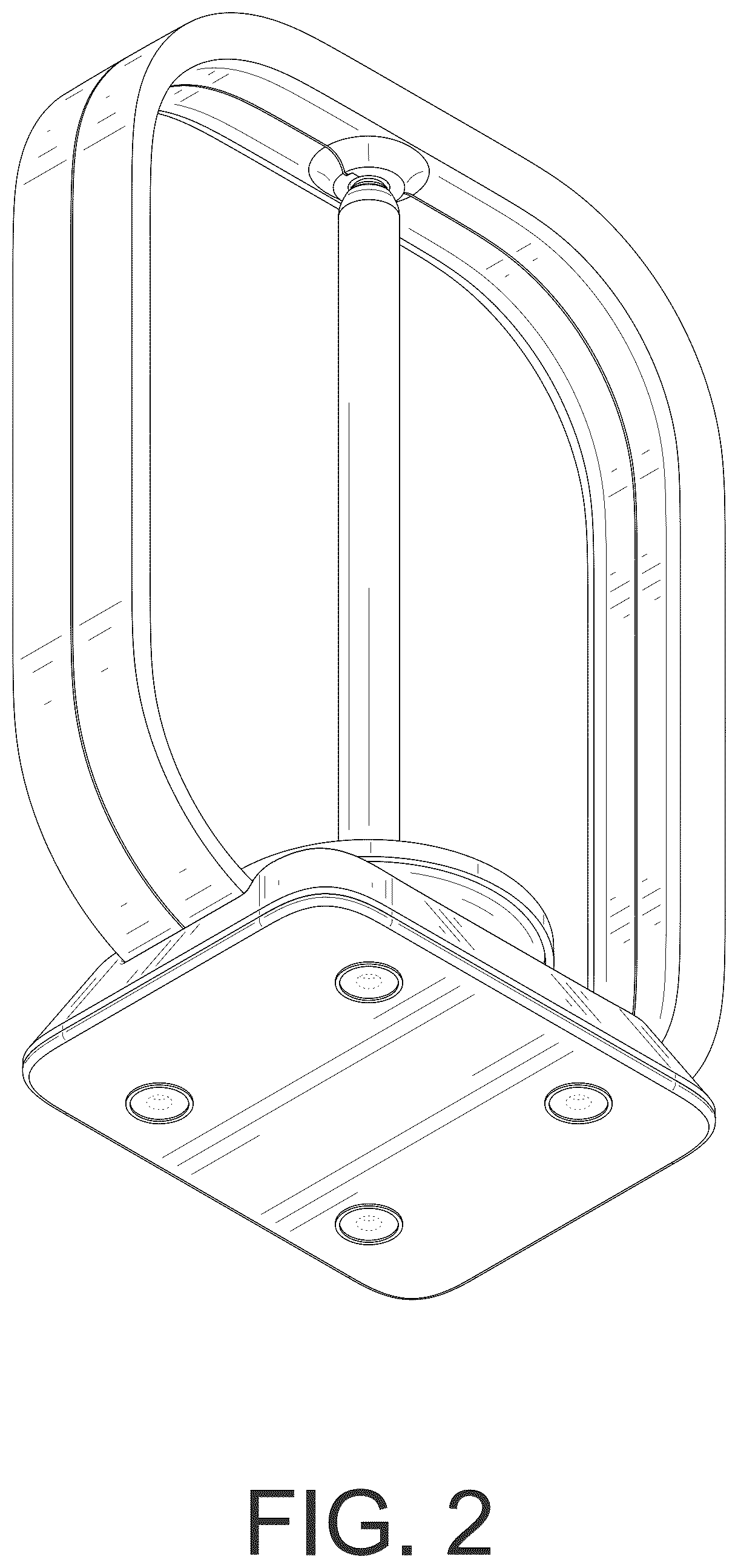 Patent USD1123350 Figure 2 – Yarn holder