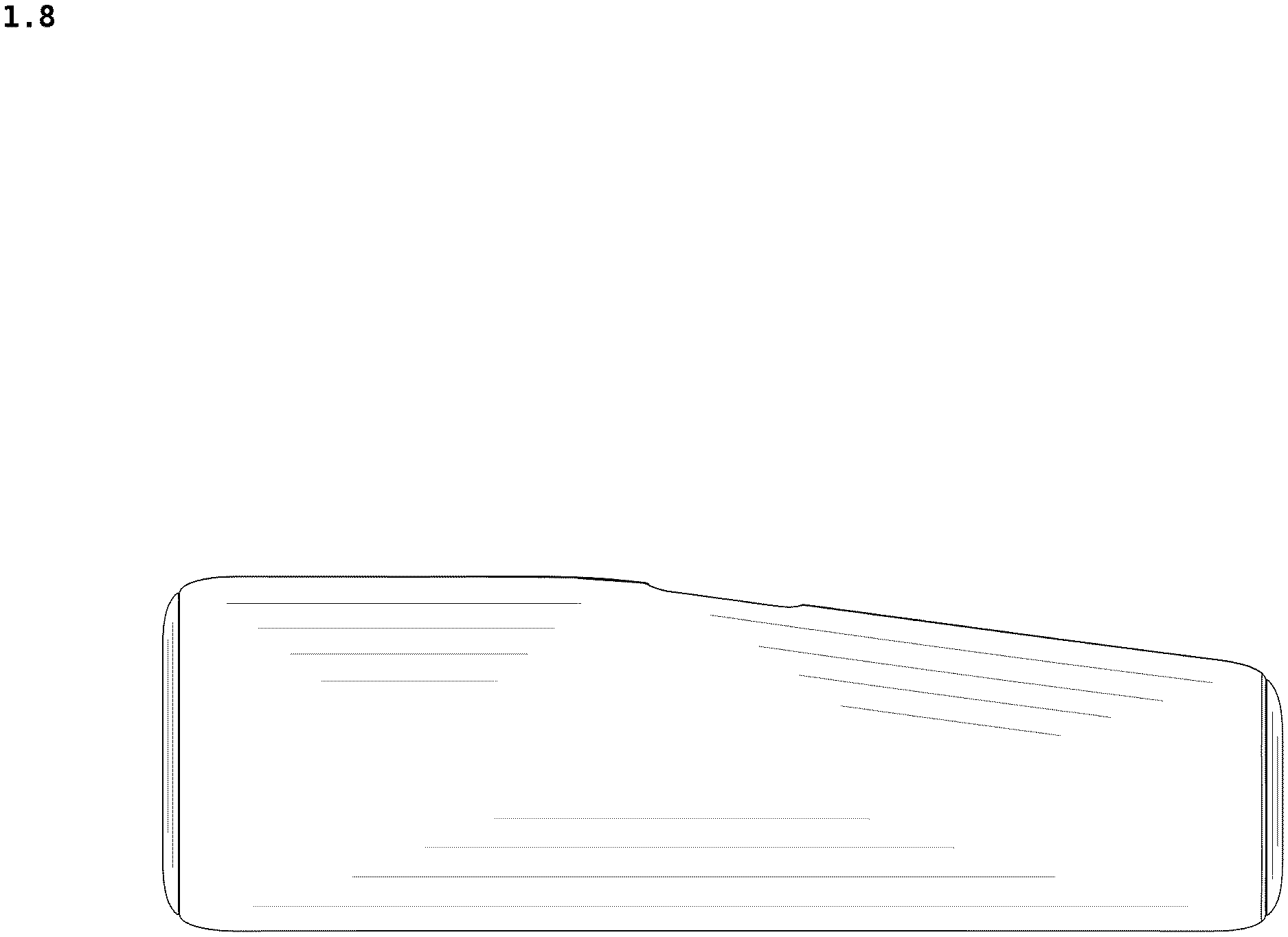Patent USD1123353 Figure 8 – Oral cleansing device case