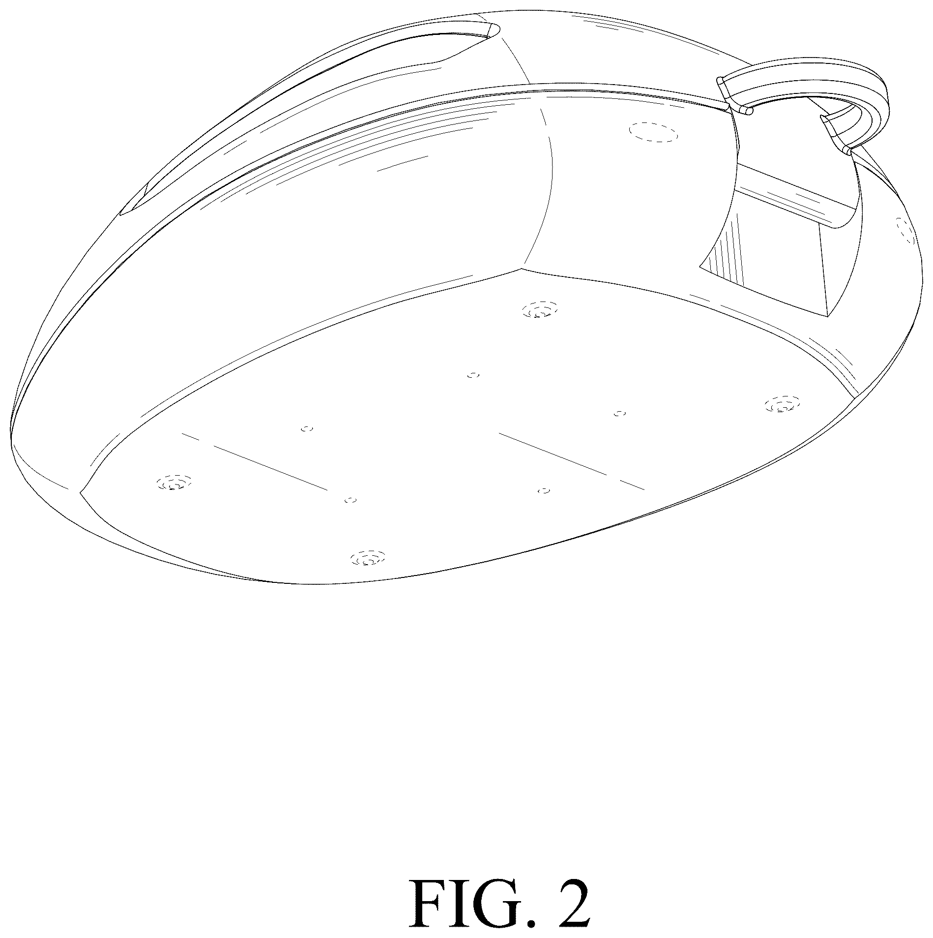 Patent USD1123354 Figure 2 – Case for mouth guard