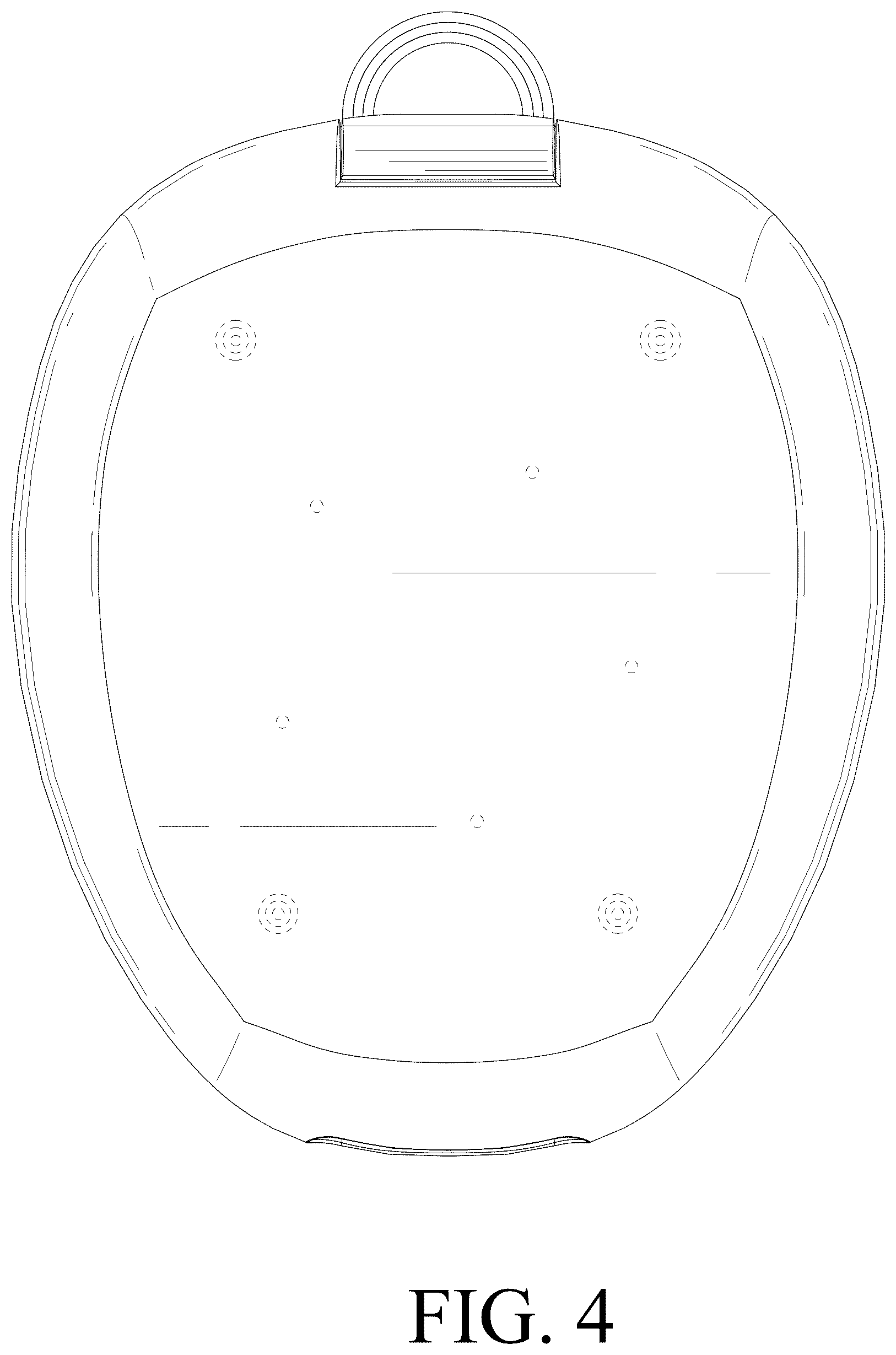 Patent USD1123354 Figure 4 – Case for mouth guard