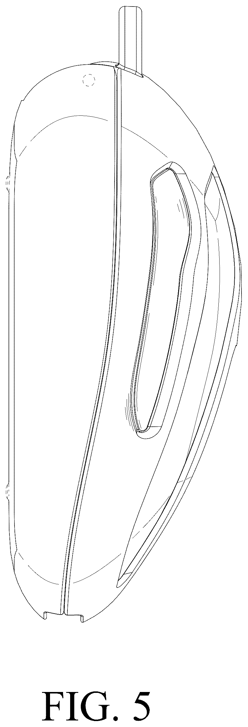 Patent USD1123354 Figure 5 – Case for mouth guard