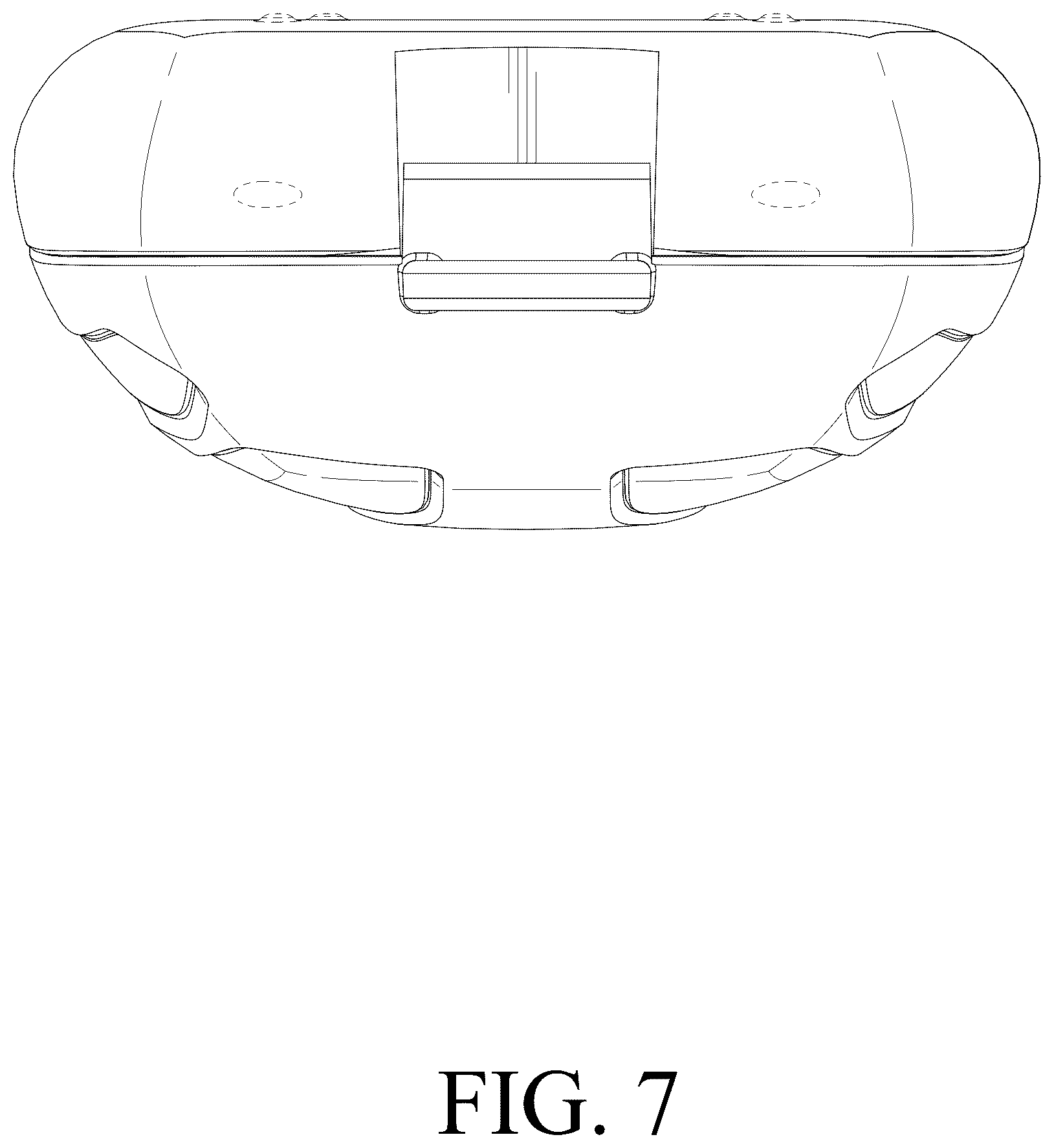 Patent USD1123354 Figure 7 – Case for mouth guard