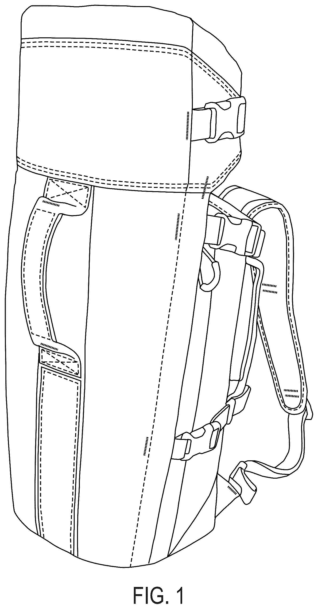 Patent USD1123356 Figure 1 – Backpack for carrying animals