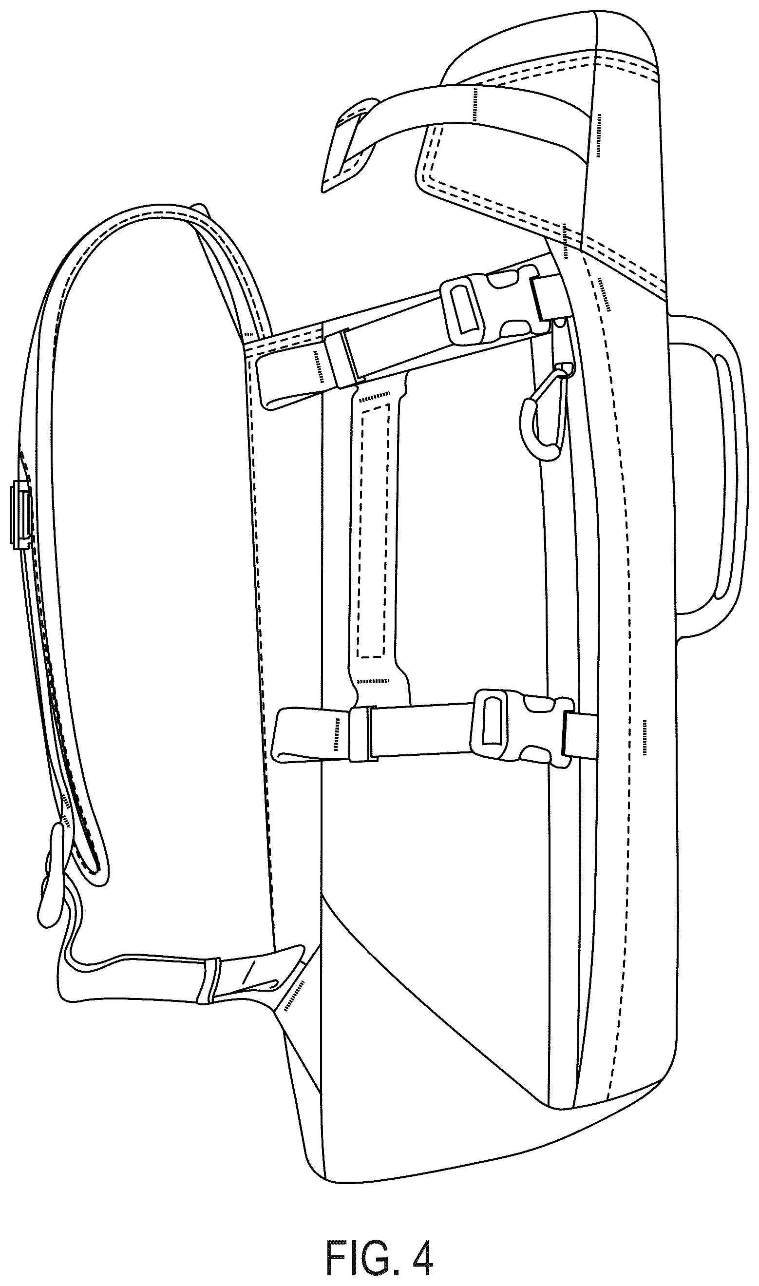 Patent USD1123356 Figure 4 – Backpack for carrying animals