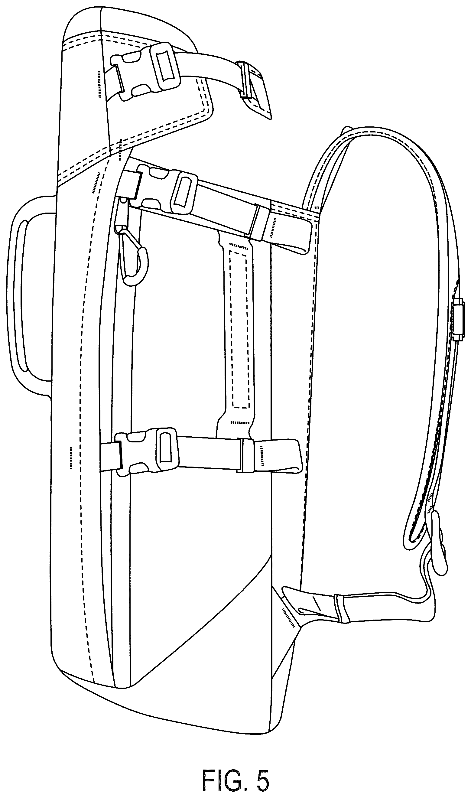 Patent USD1123356 Figure 5 – Backpack for carrying animals