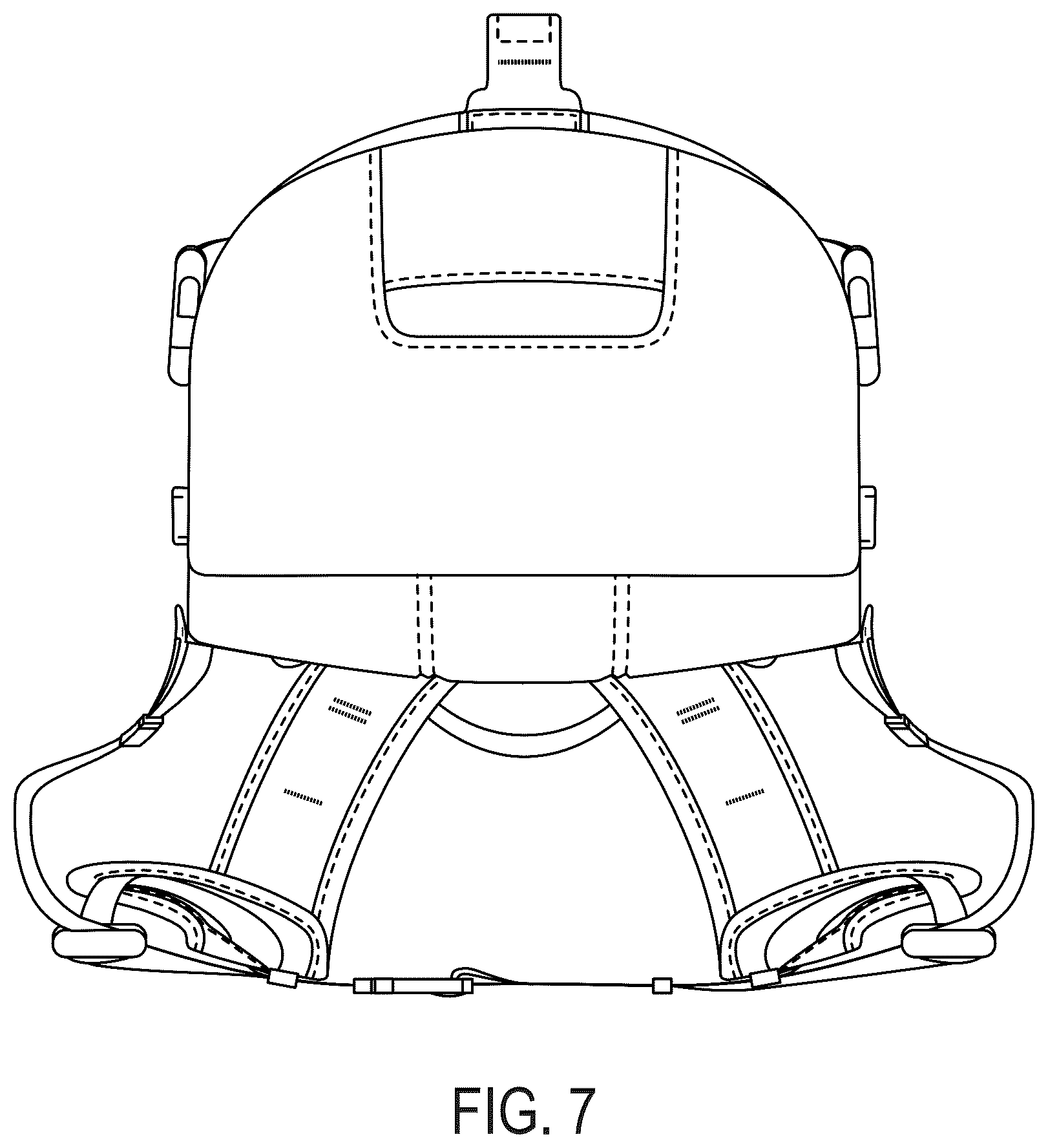 Patent USD1123356 Figure 7 – Backpack for carrying animals