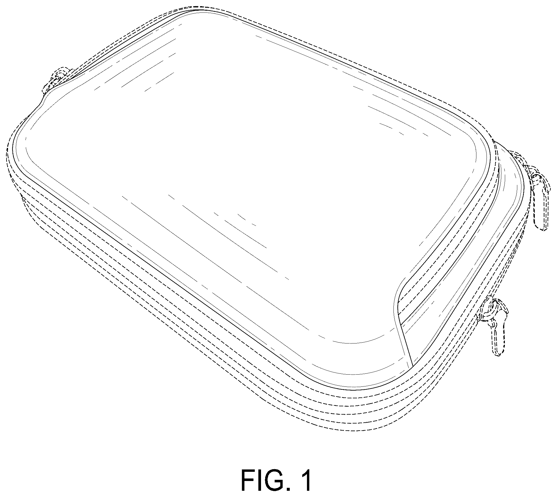 Patent USD1123359 Figure 1 – Foldable backpack