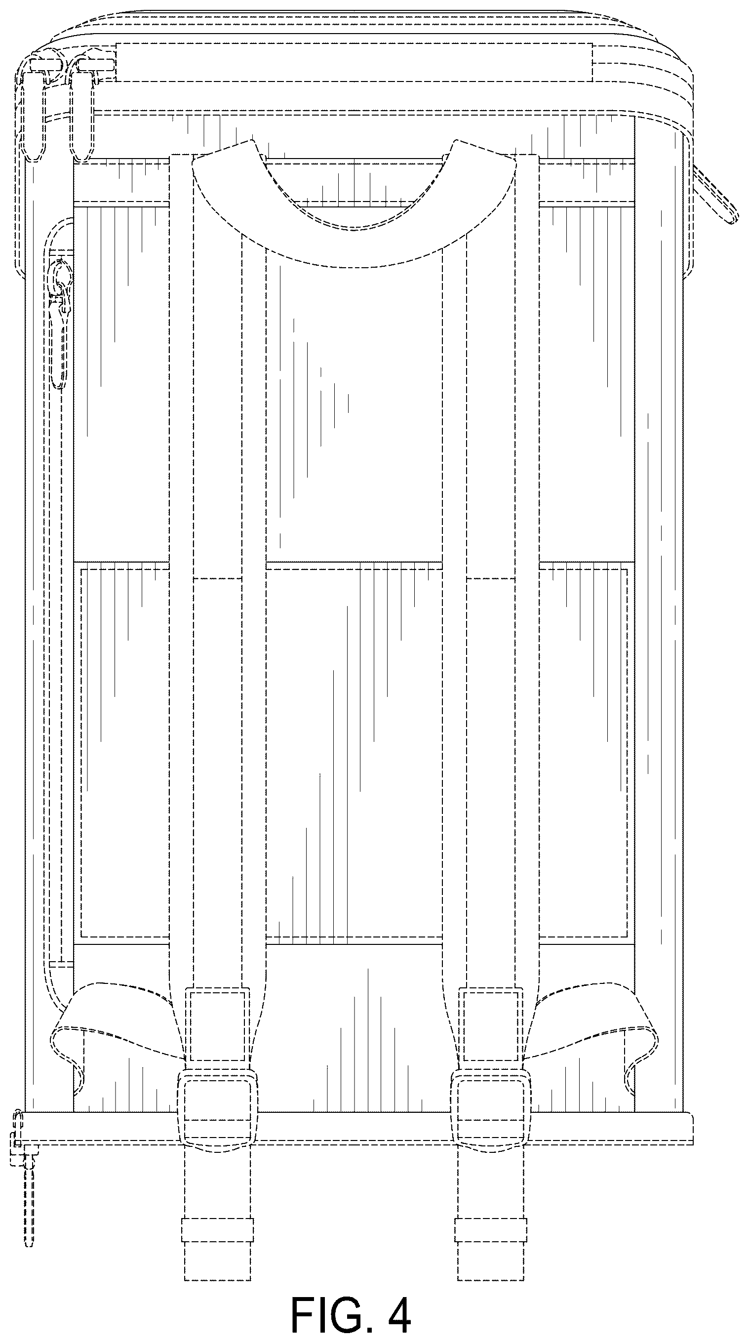Patent USD1123359 Figure 4 – Foldable backpack