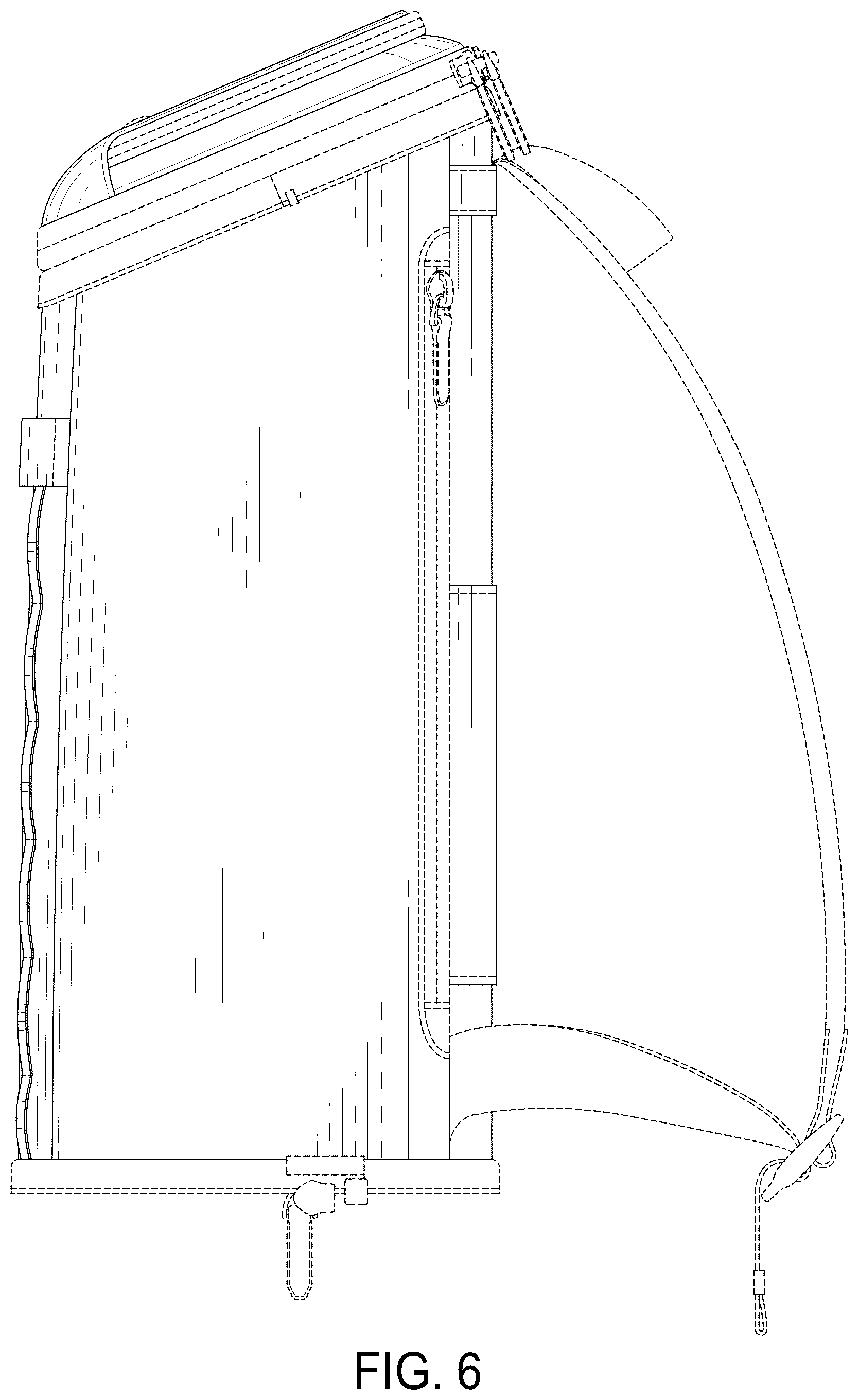 Patent USD1123359 Figure 6 – Foldable backpack