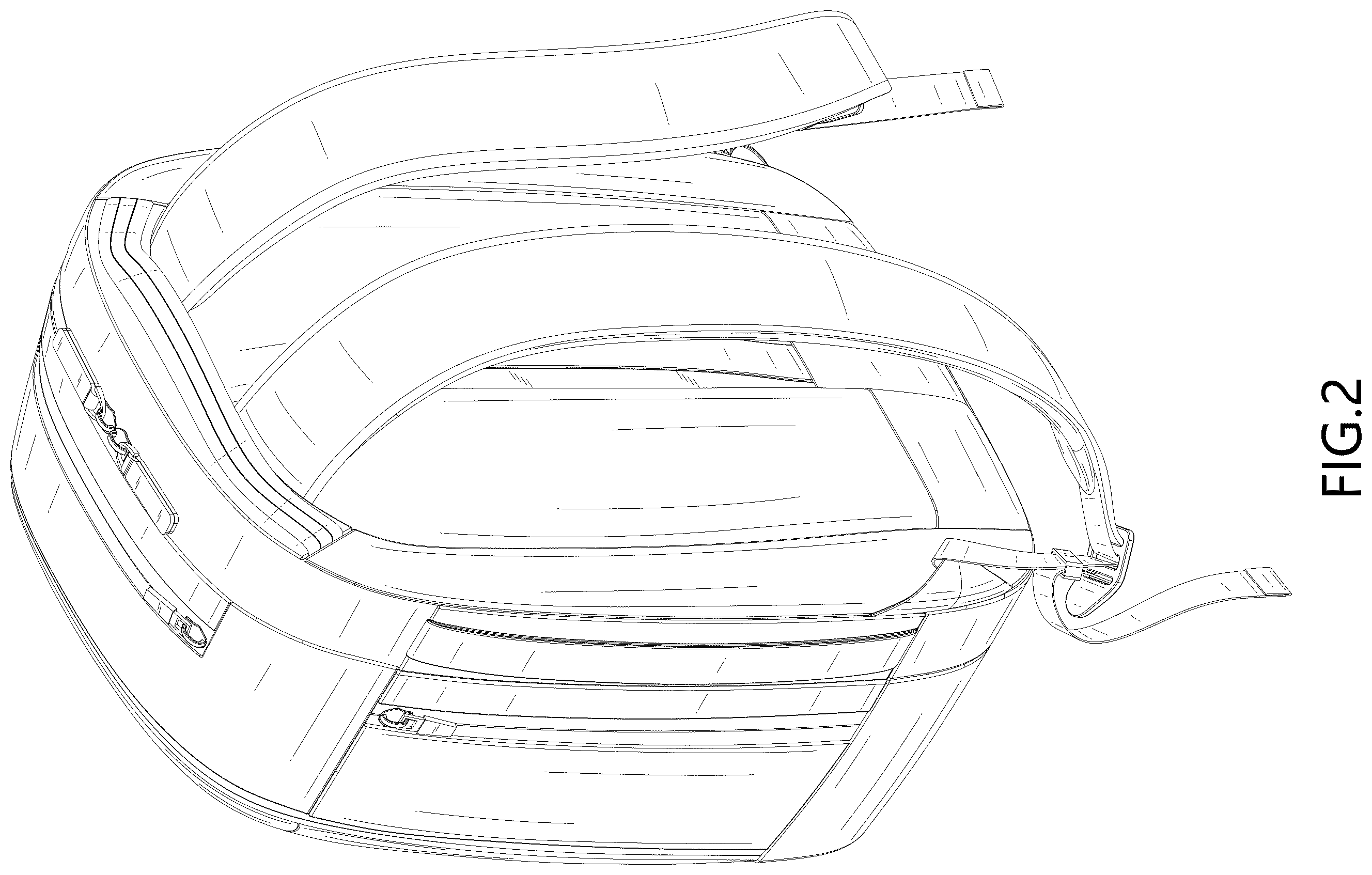 Patent USD1123360 Figure 2 – Backpack