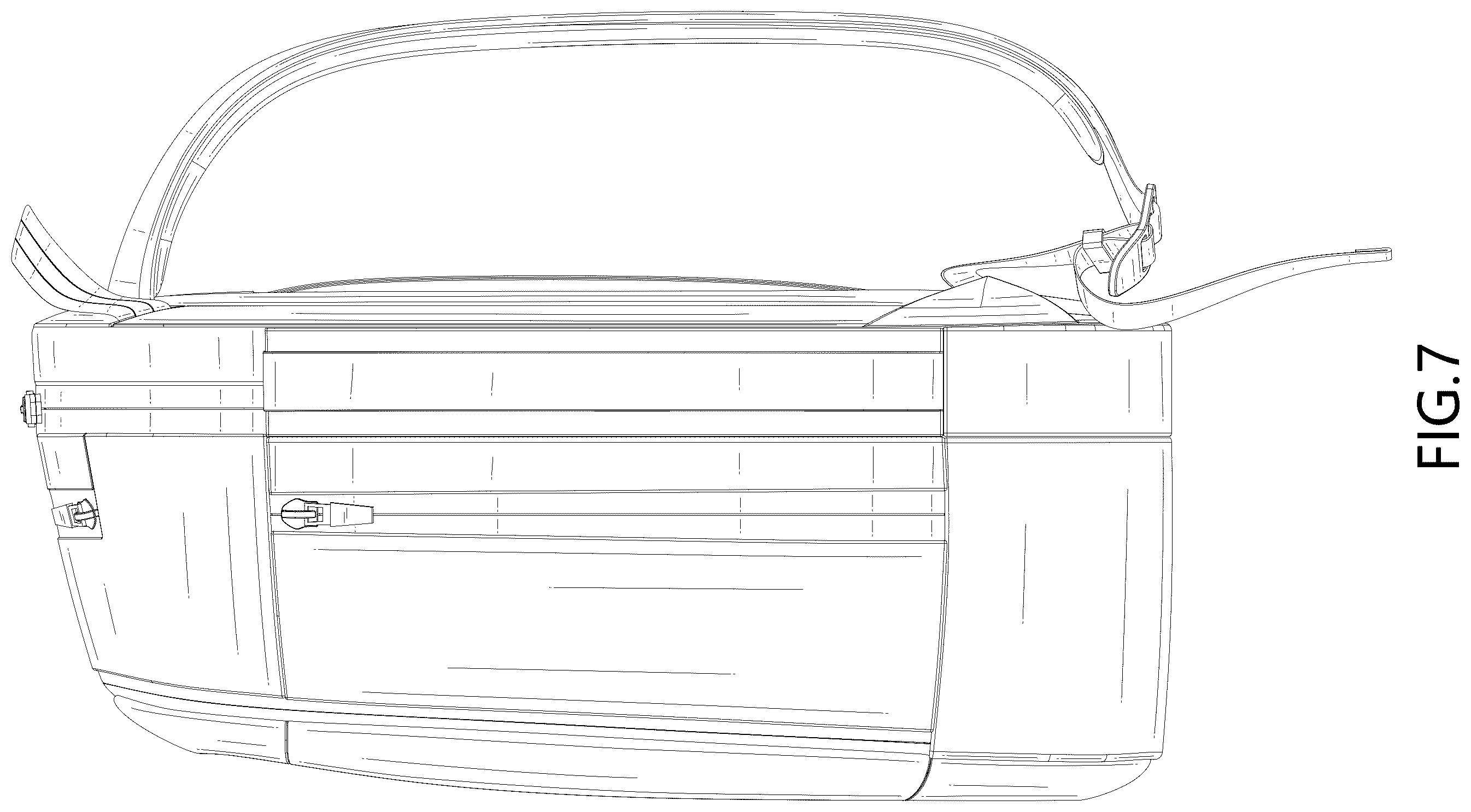 Patent USD1123360 Figure 7 – Backpack