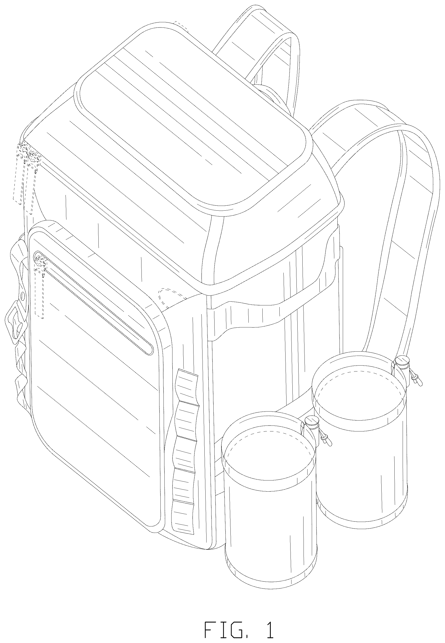 Patent USD1123361 — Insulated bag — Figure 1