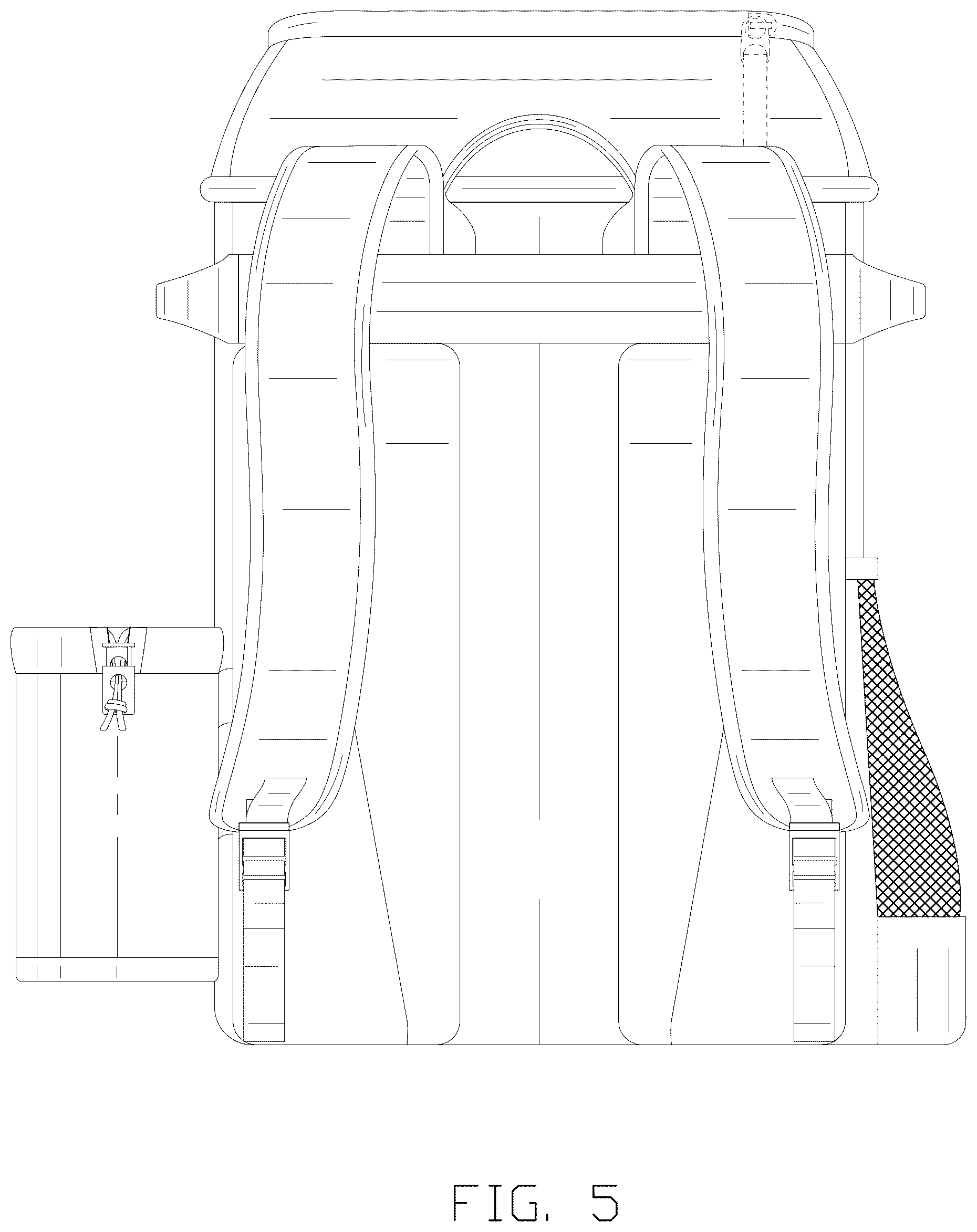 Patent USD1123361 Figure 5 – Insulated bag