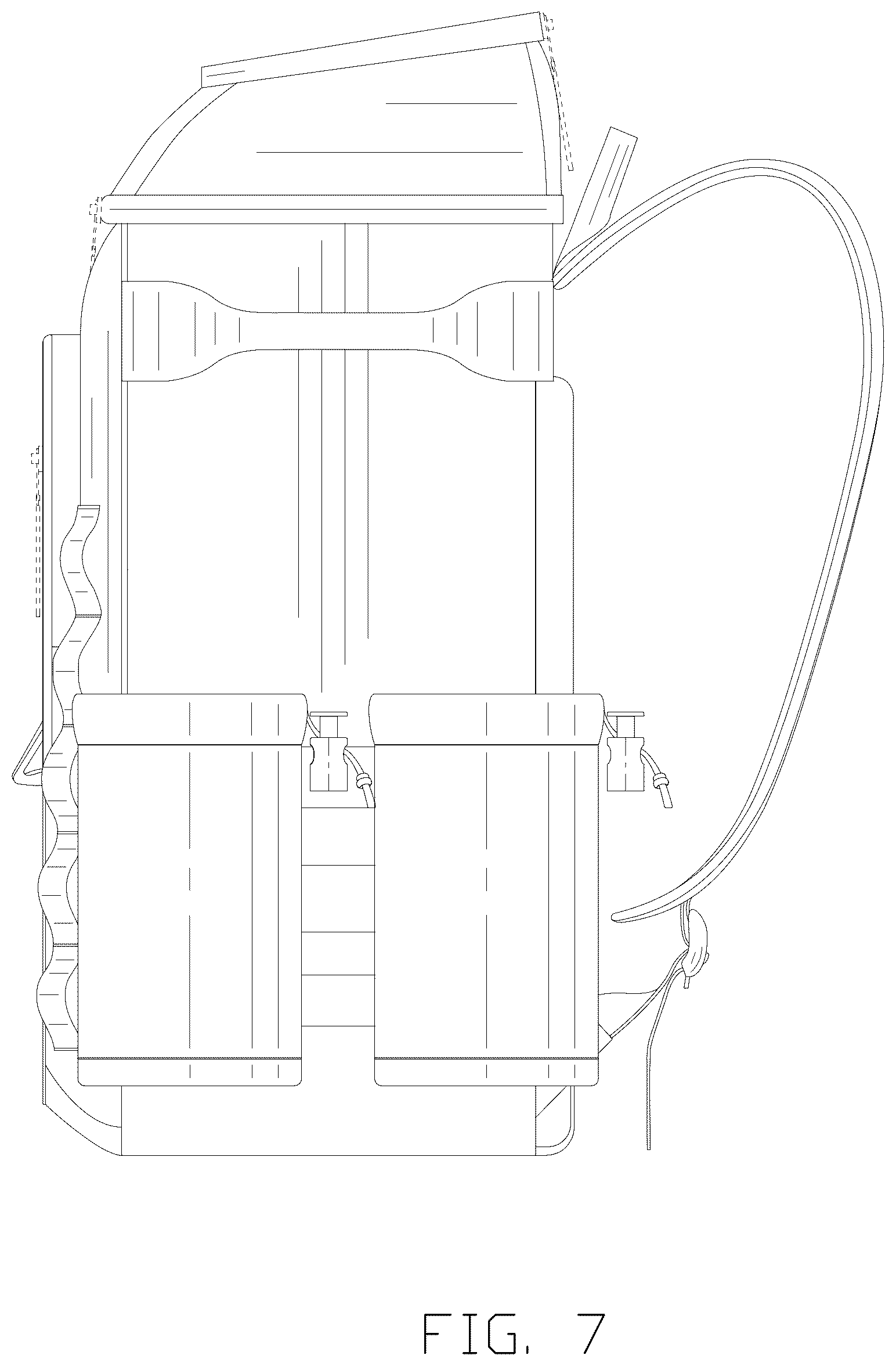 Patent USD1123361 Figure 7 – Insulated bag