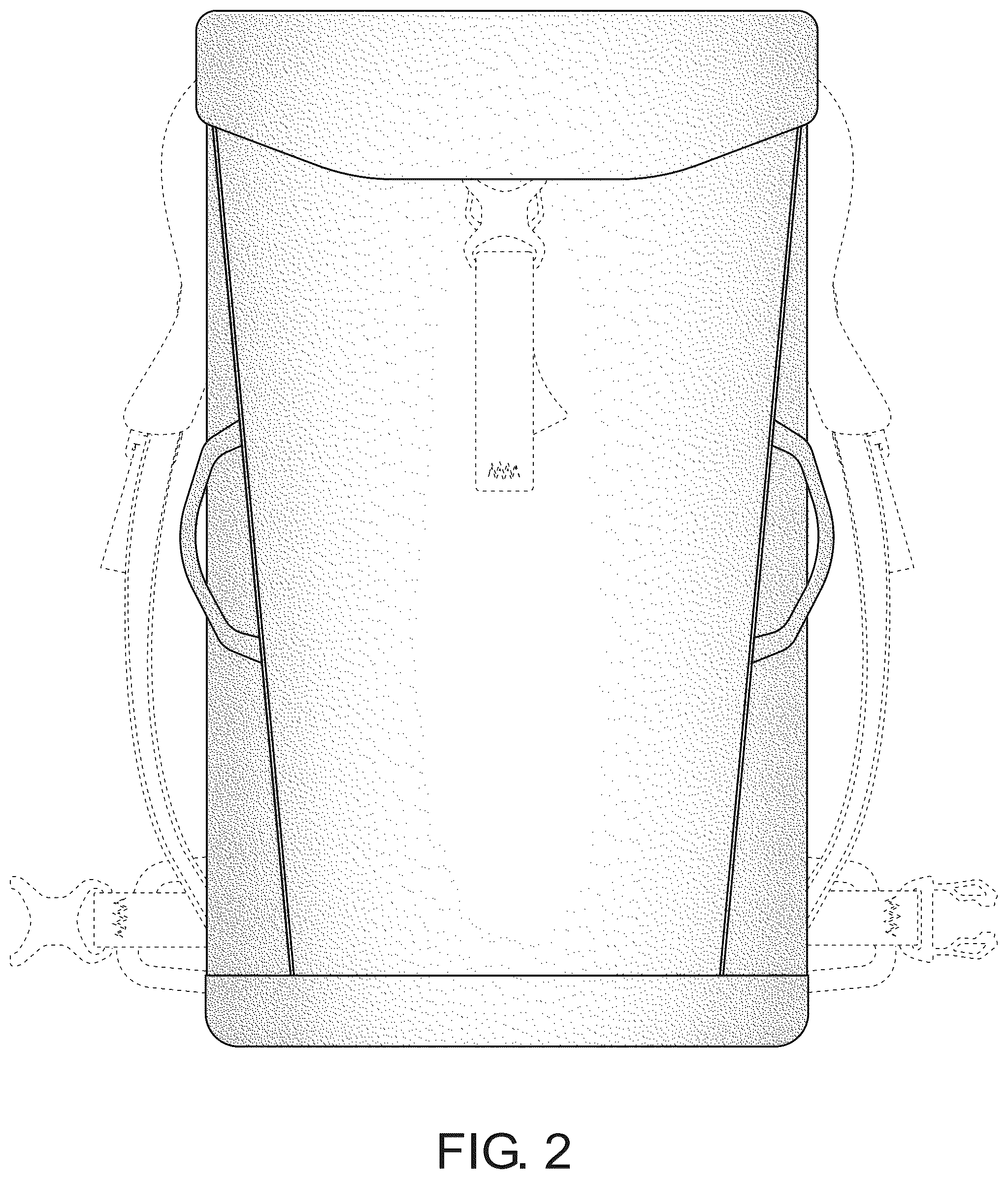 Patent USD1123362 Figure 2 – Bag