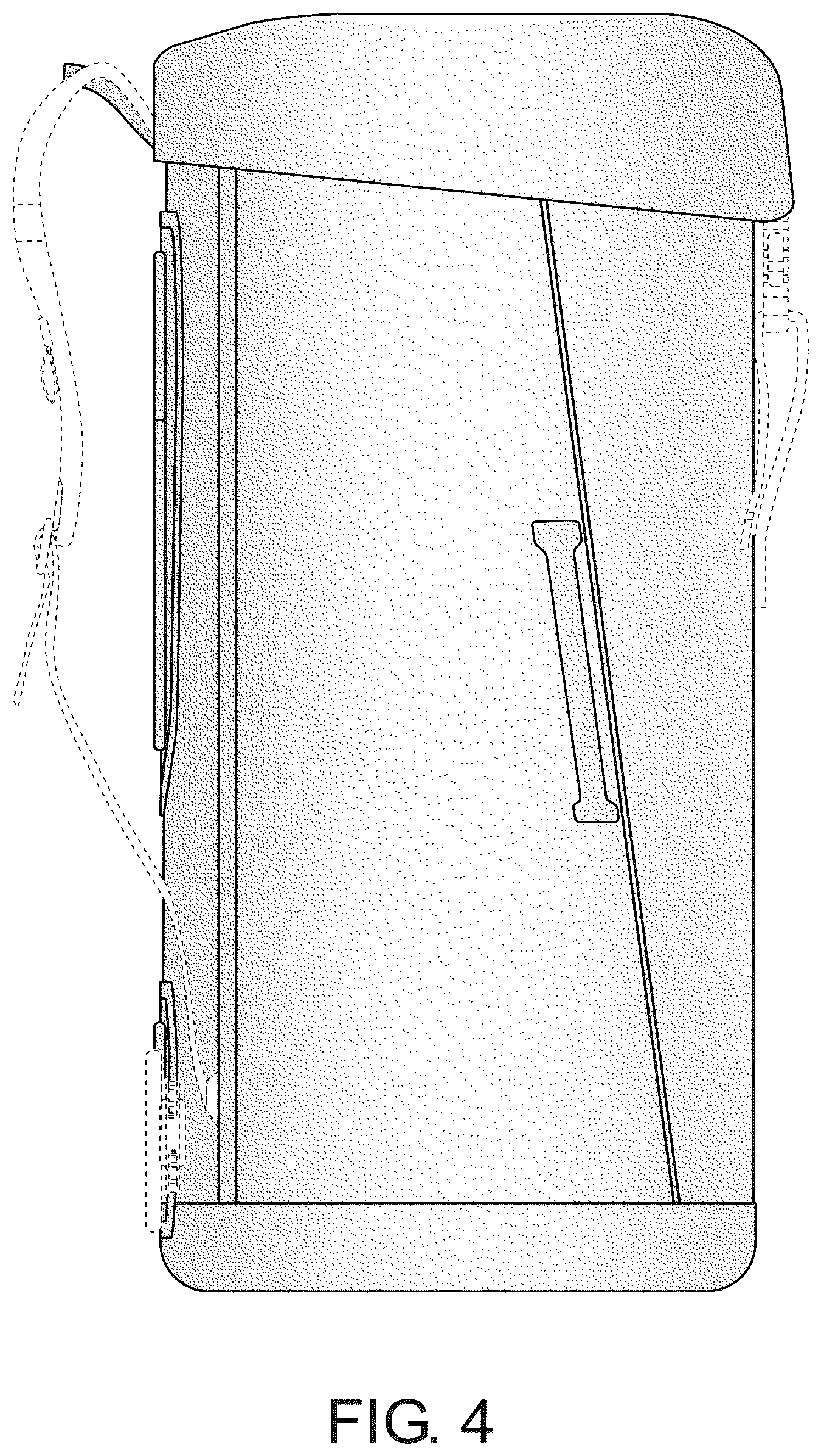 Patent USD1123362 Figure 4 – Bag