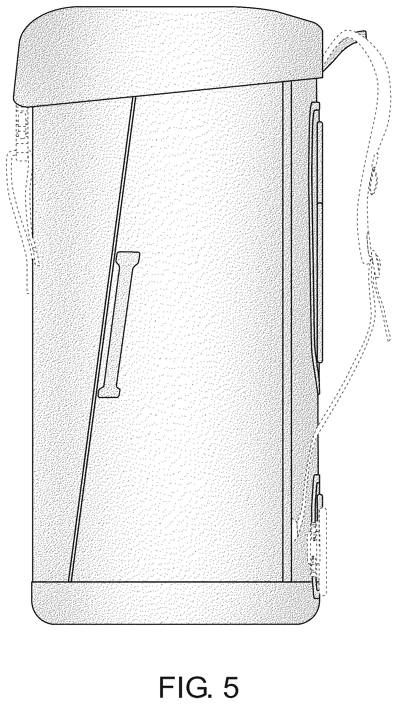 Patent USD1123362 Figure 5 – Bag