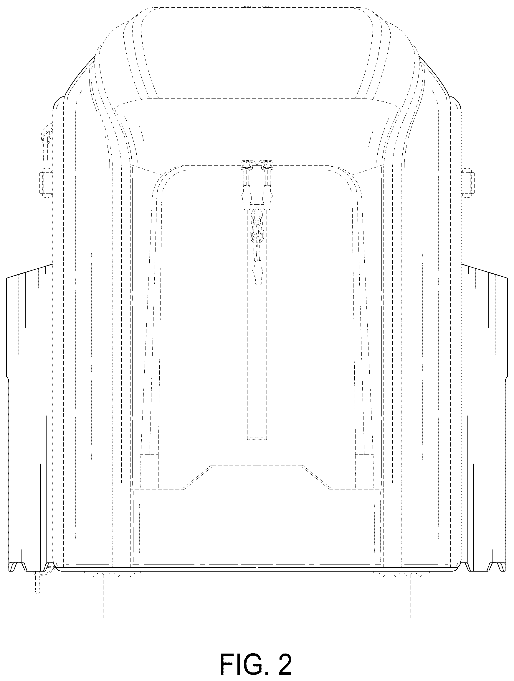 Patent USD1123364 Figure 2 – Backpack