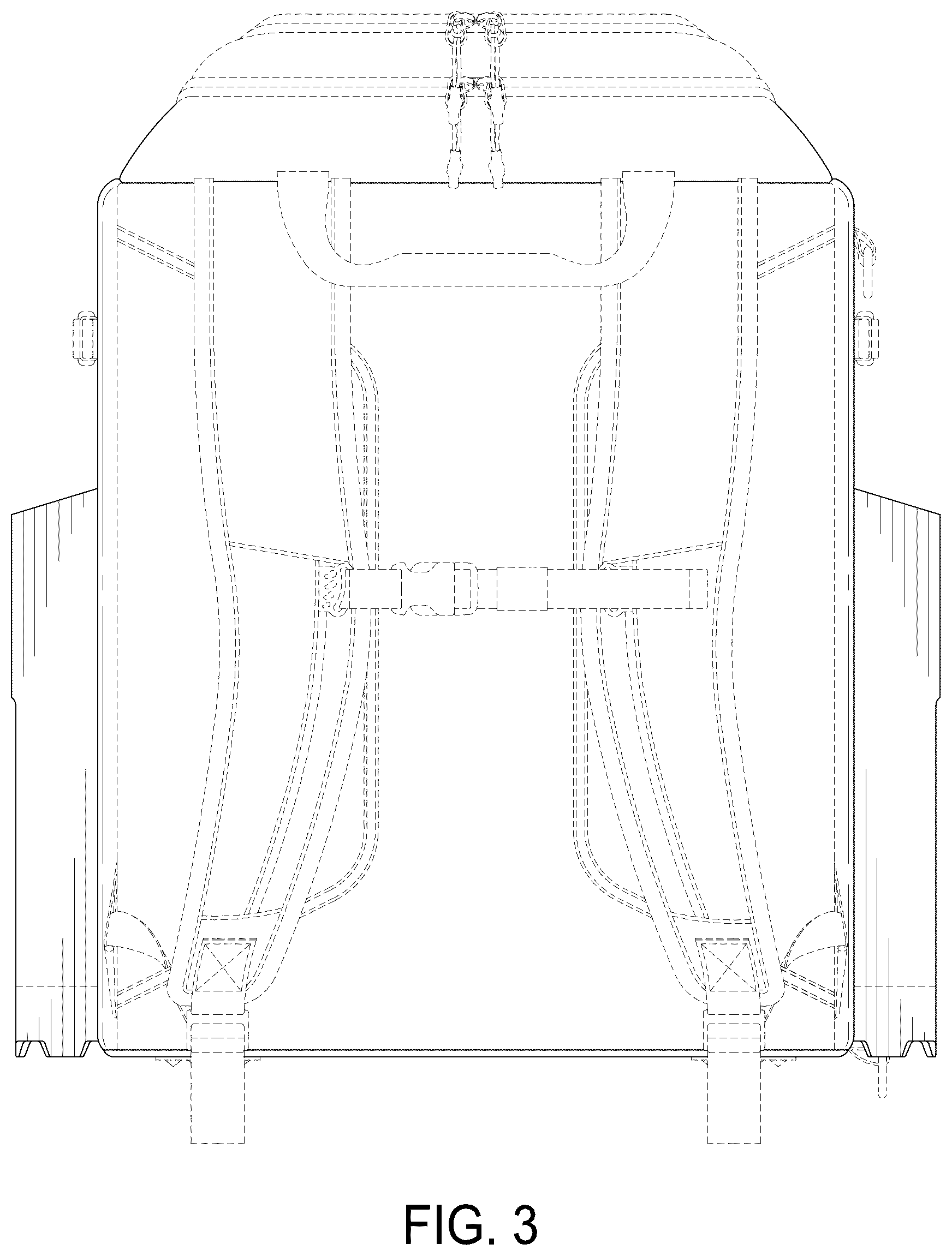 Patent USD1123364 Figure 3 – Backpack
