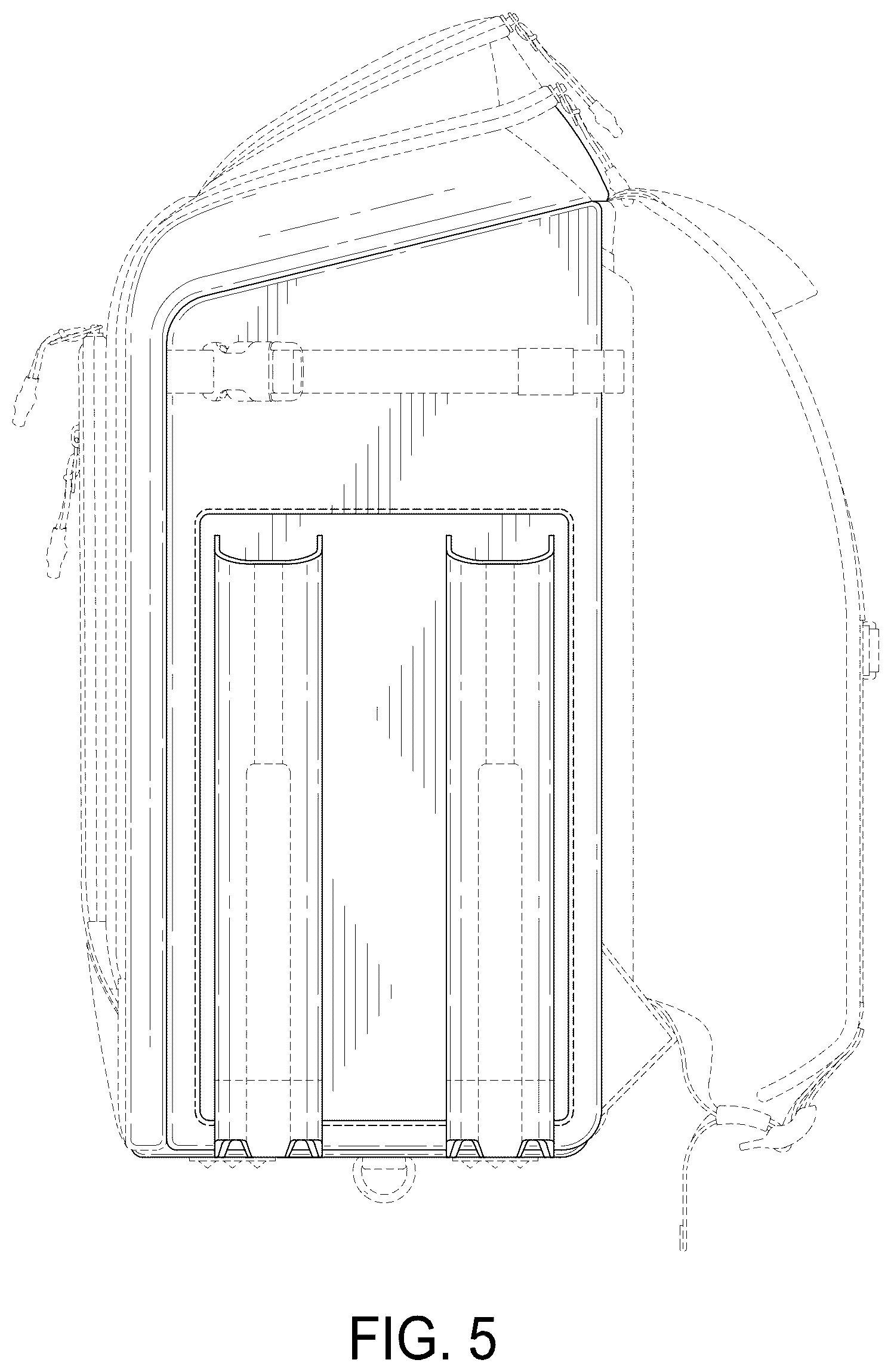 Patent USD1123364 Figure 5 – Backpack