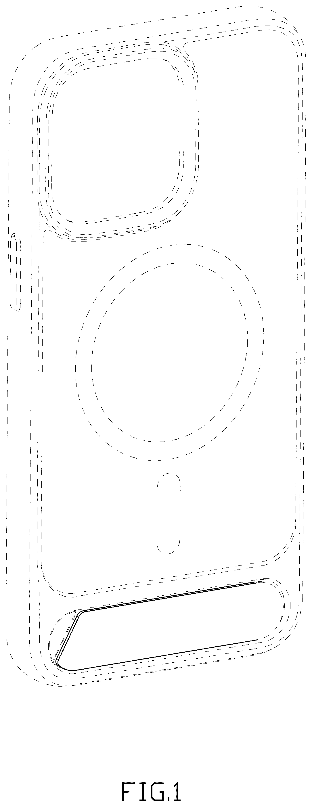 Patent USD1123365 Figure 1 – Accessory for portable electronic device