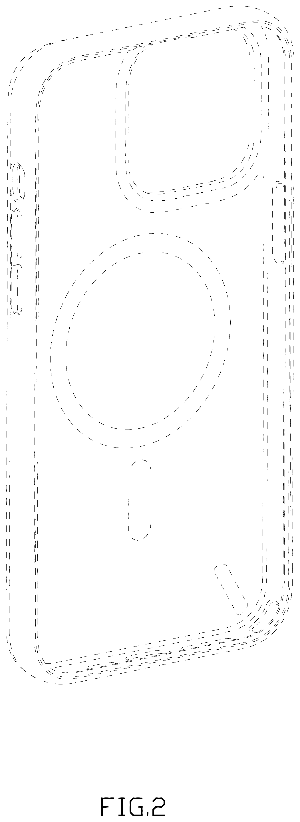 Patent USD1123365 Figure 2 – Accessory for portable electronic device