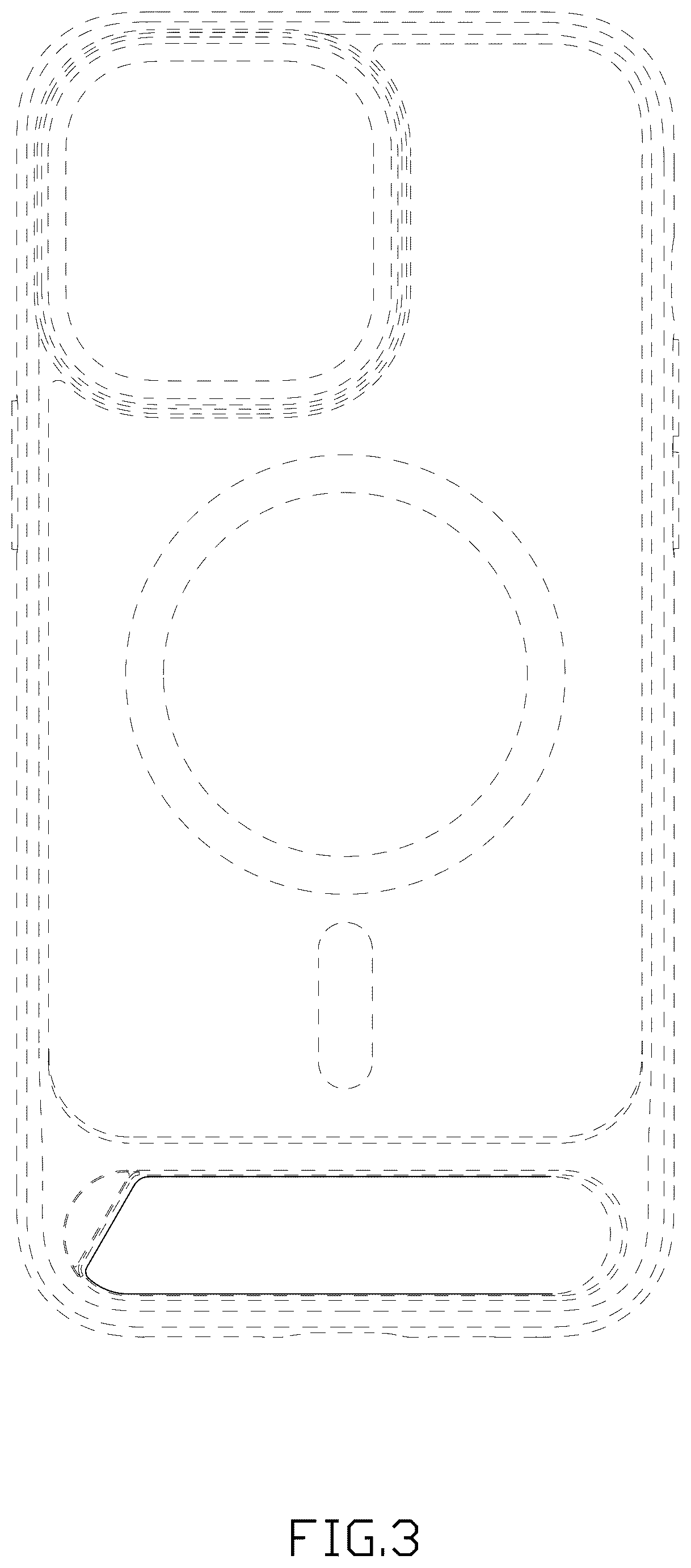 Patent USD1123365 Figure 3 – Accessory for portable electronic device