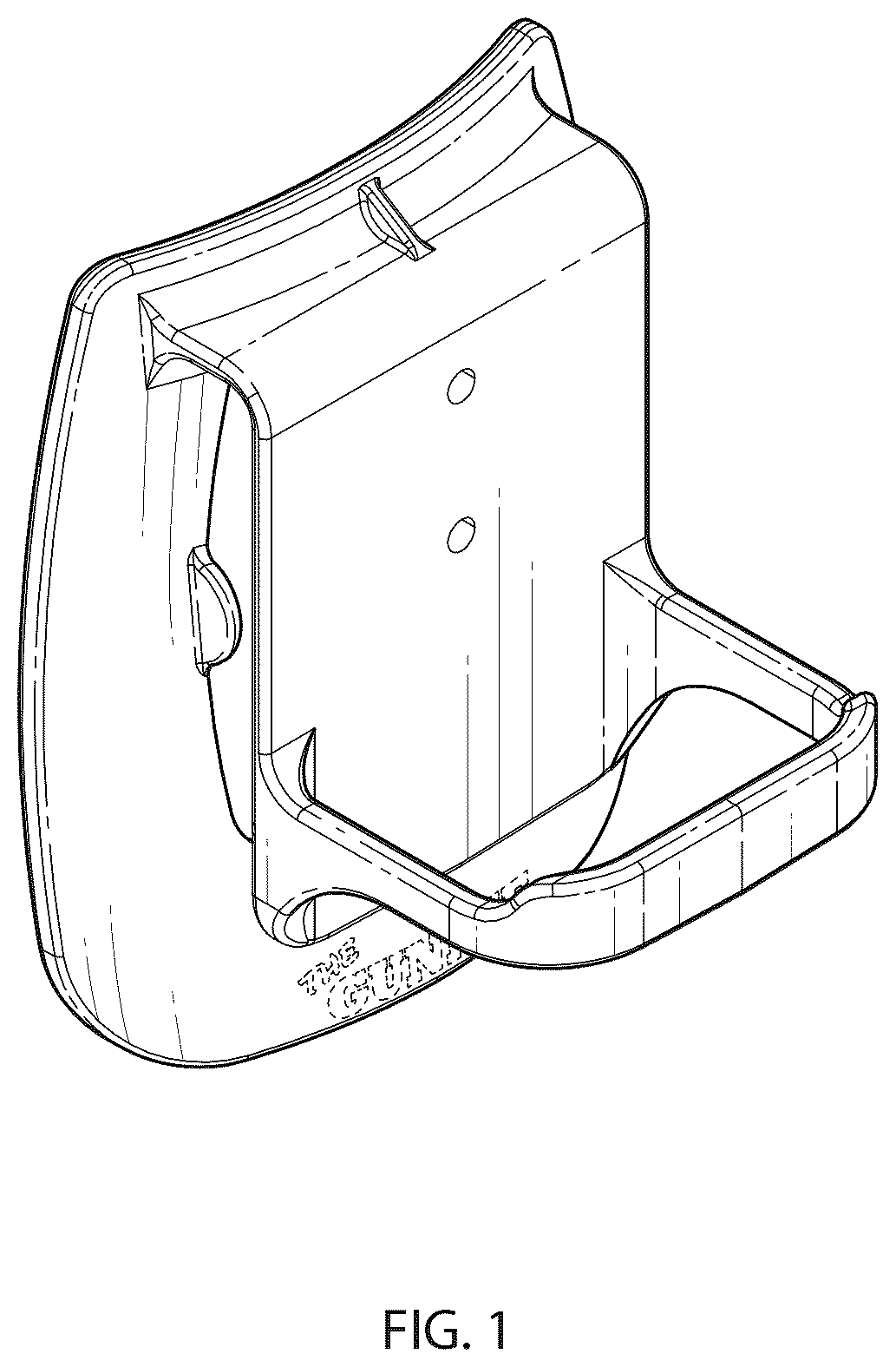 Patent USD1123366 Figure 1 – Tool holder
