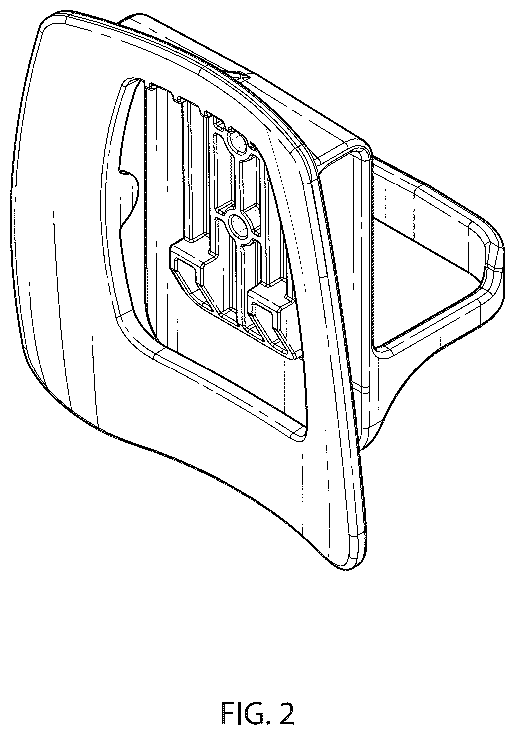 Patent USD1123366 Figure 2 – Tool holder