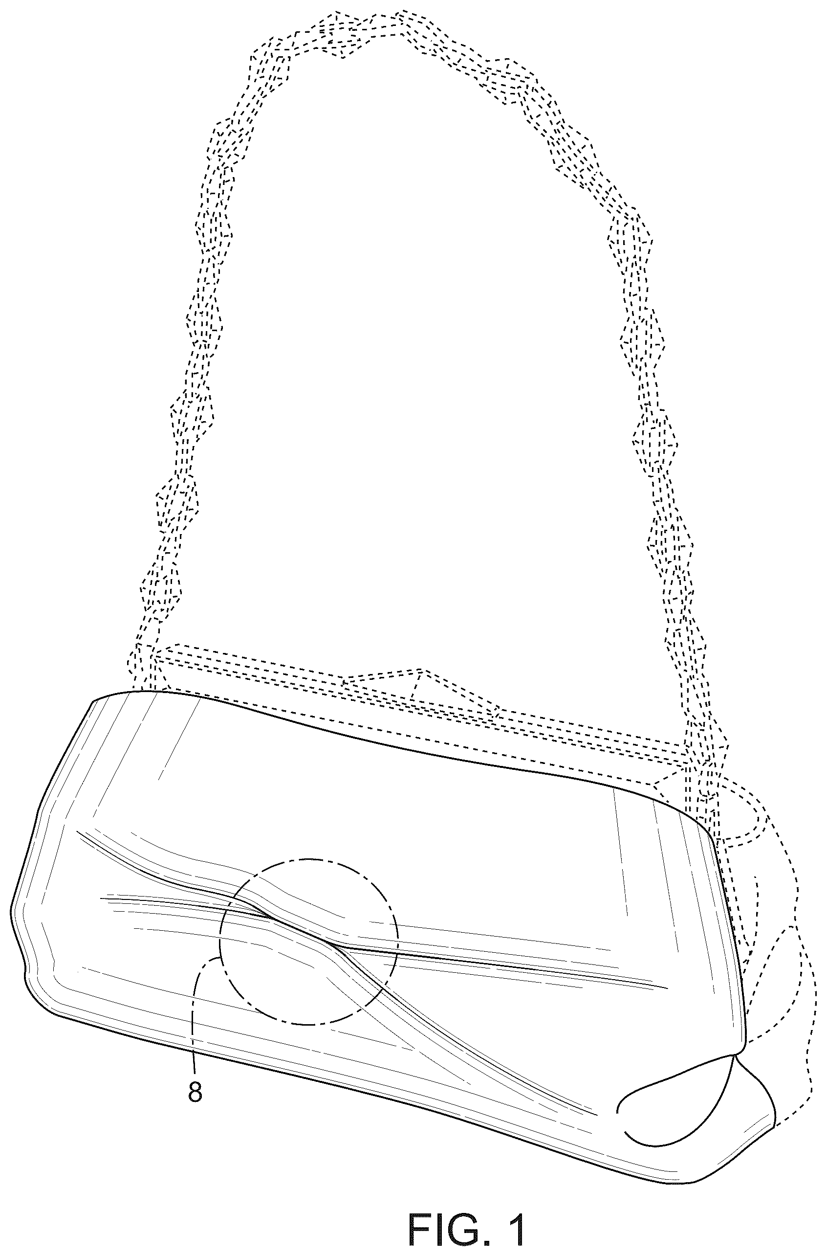 Patent USD1123367 Figure 1 – Handbag
