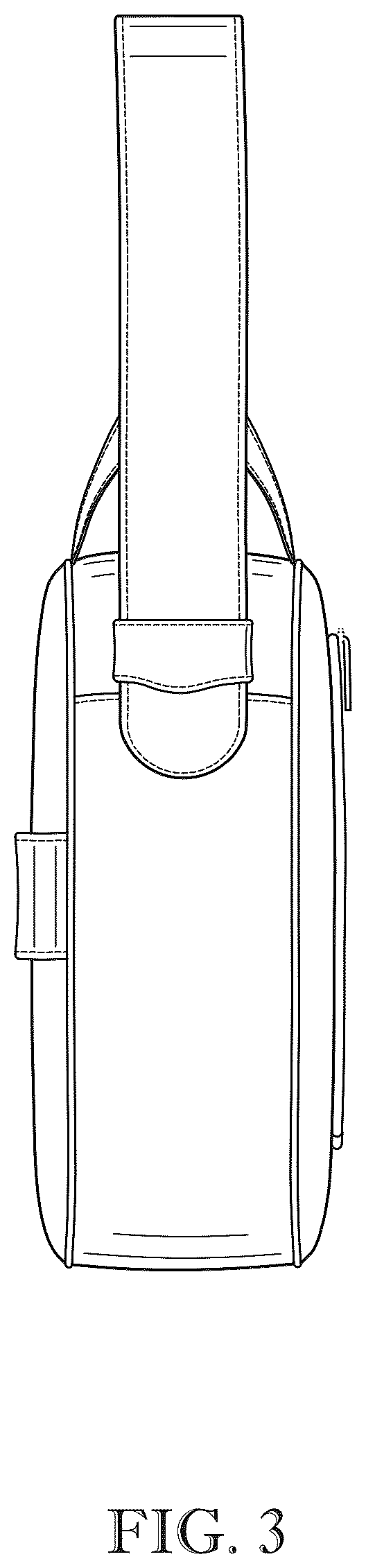Patent USD1123368 Figure 3 – Shoulder bag