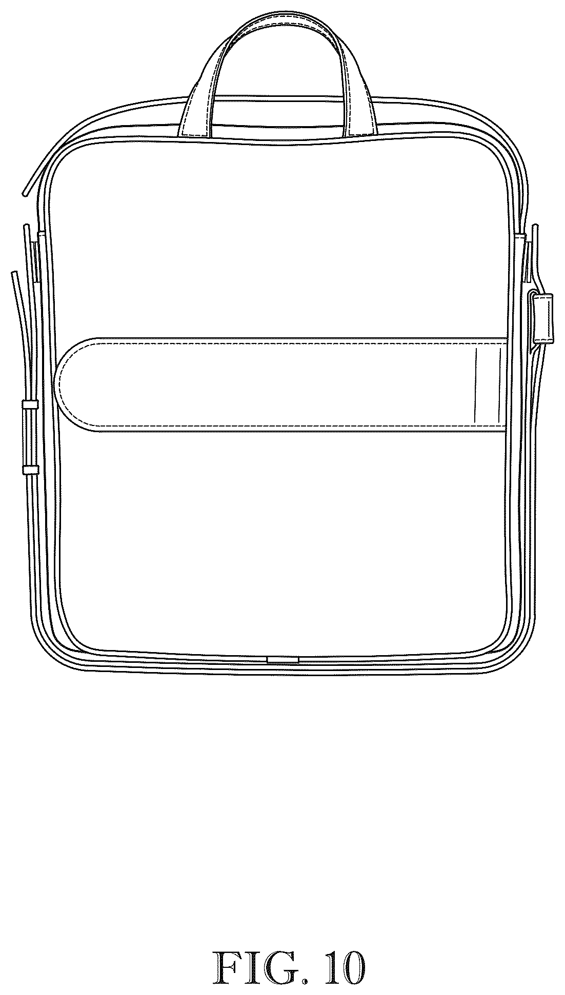 Patent USD1123368 Figure 10 – Shoulder bag