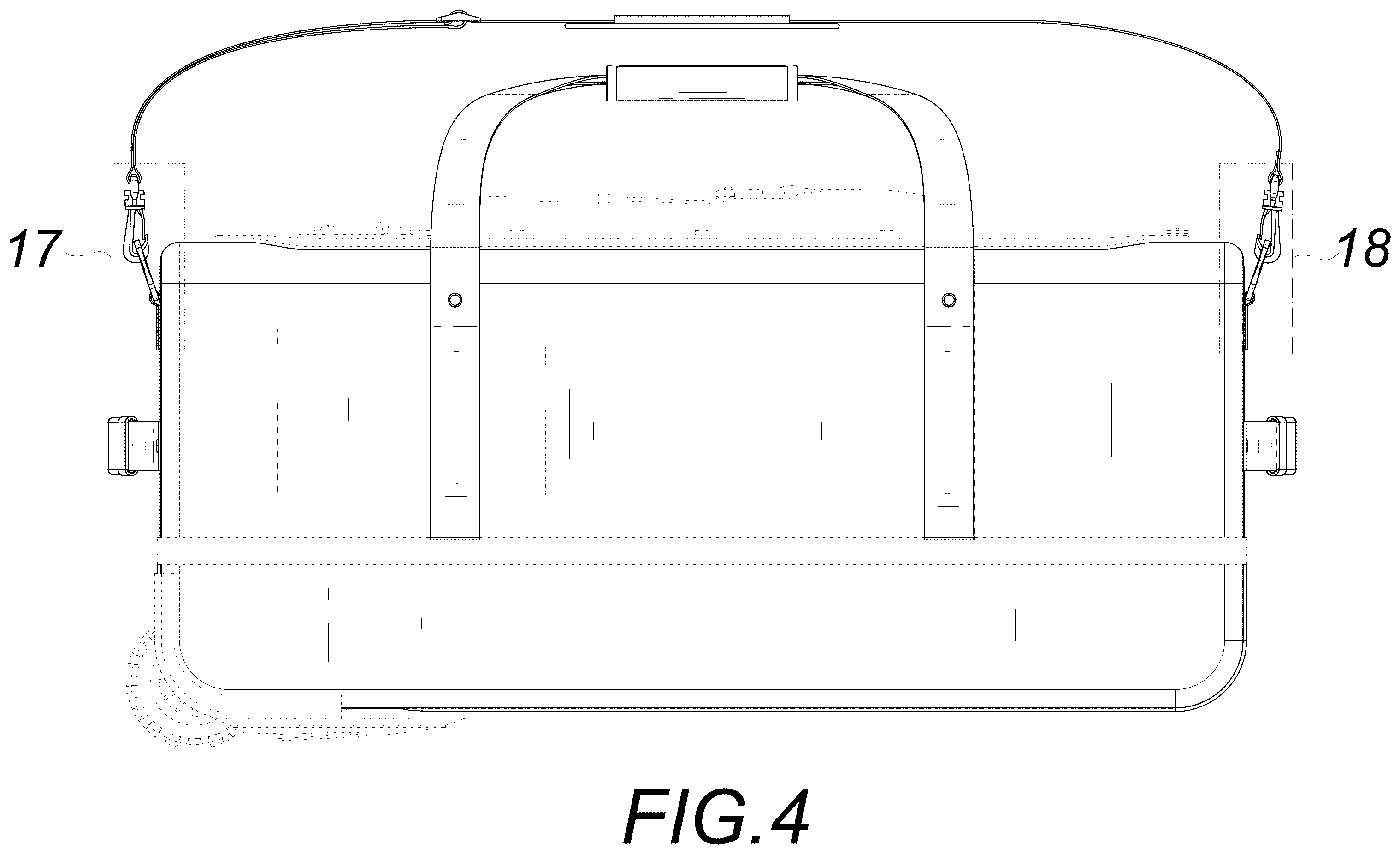 Patent USD1123369 Figure 4 – Bag