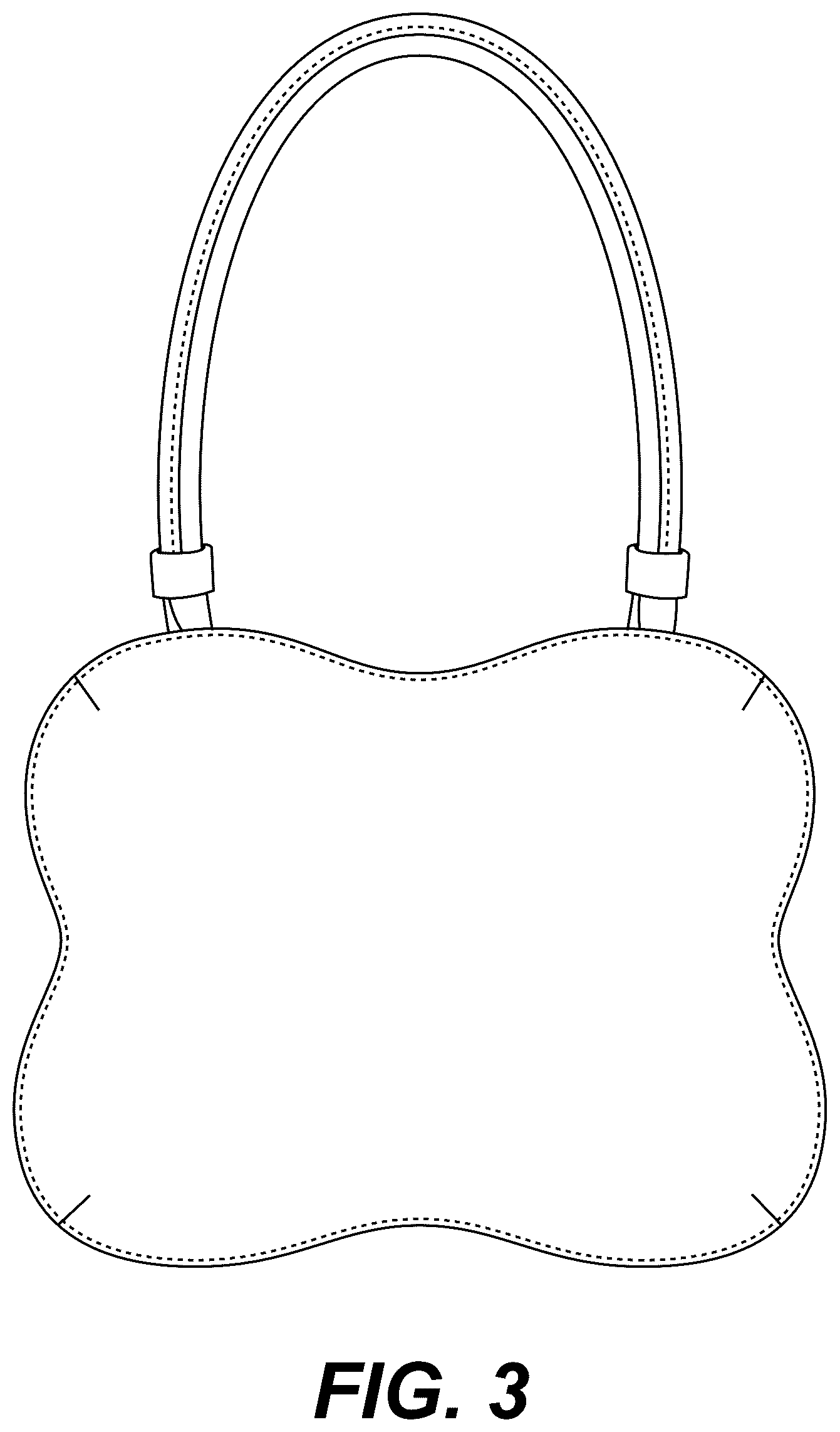 Patent USD1123370 Figure 3 – Bag