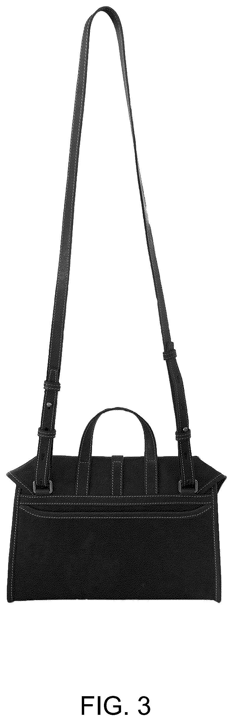 Patent USD1123371 Figure 3 – Bag