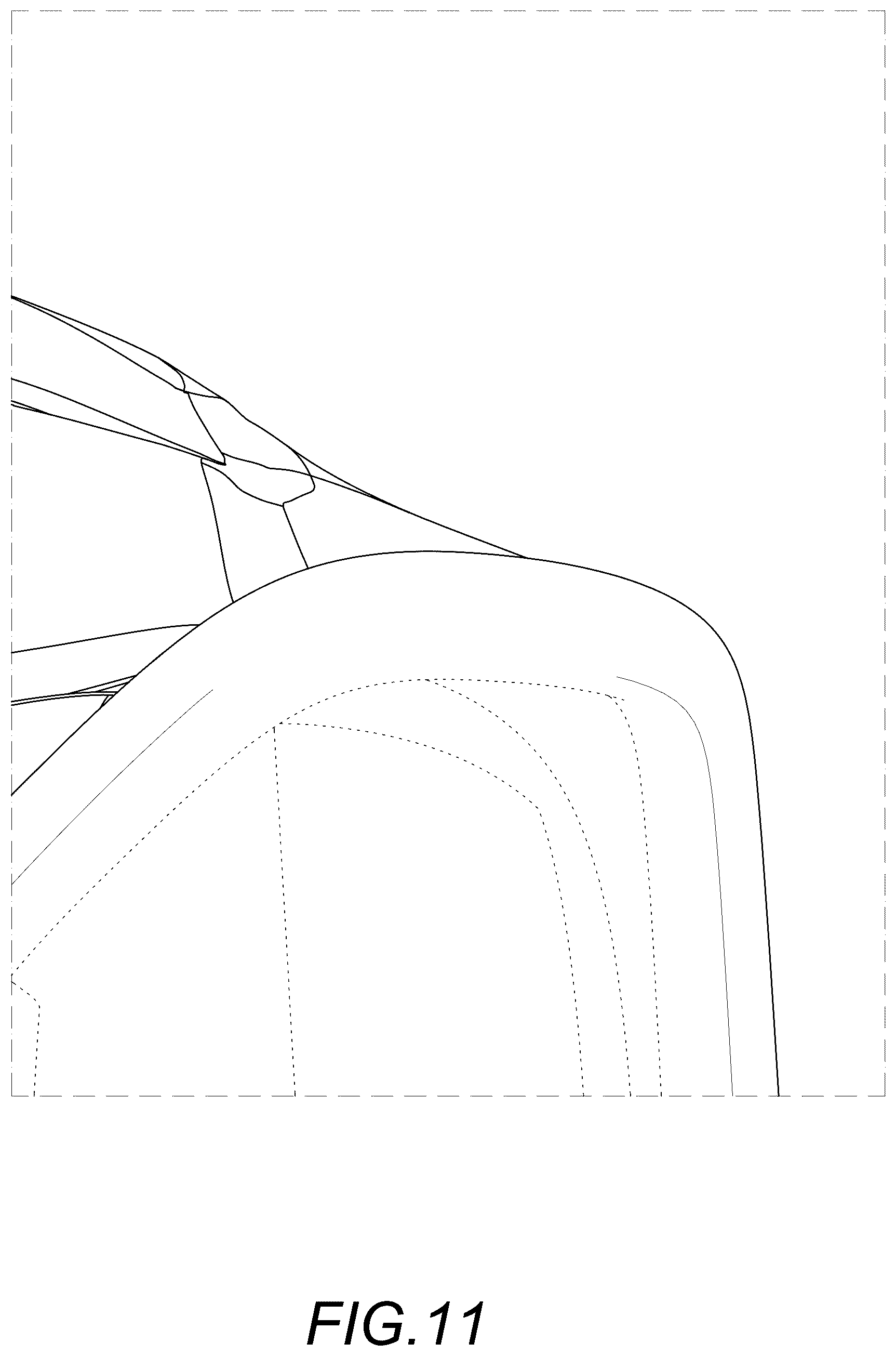 Patent USD1123372 Figure 11 – Evening bag