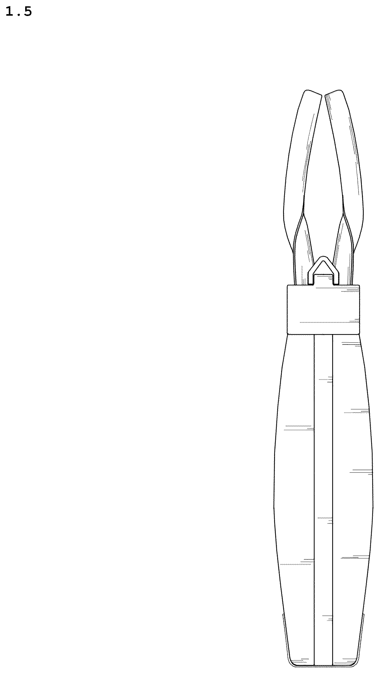 Patent USD1123374 Figure 5 – Bag