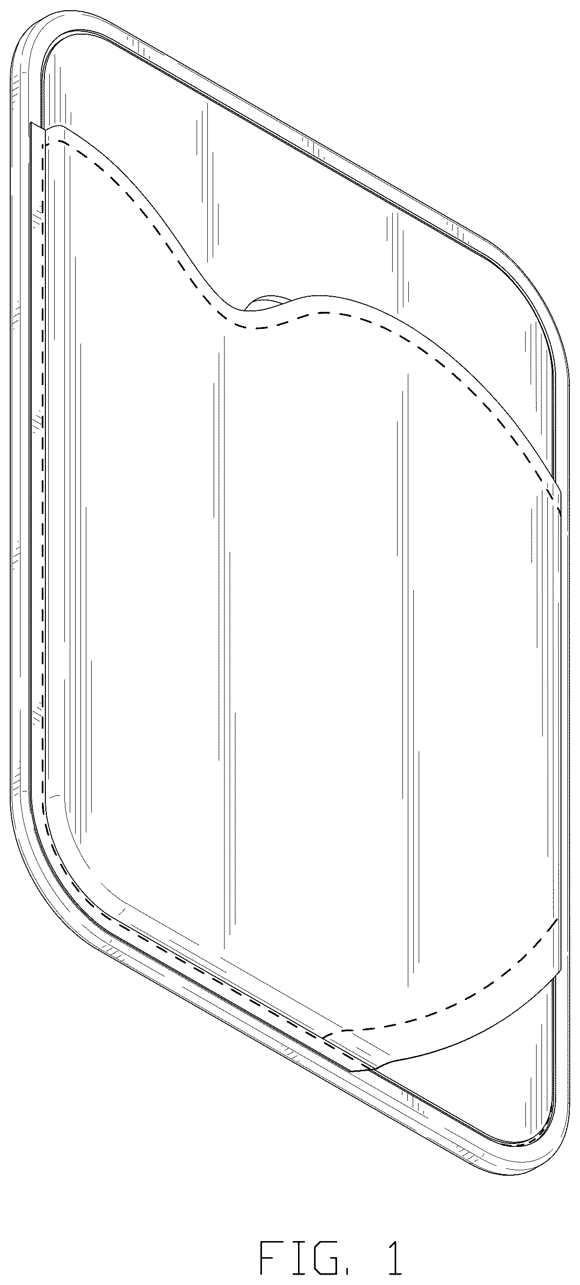 Patent USD1123376 Figure 1 – Wallet