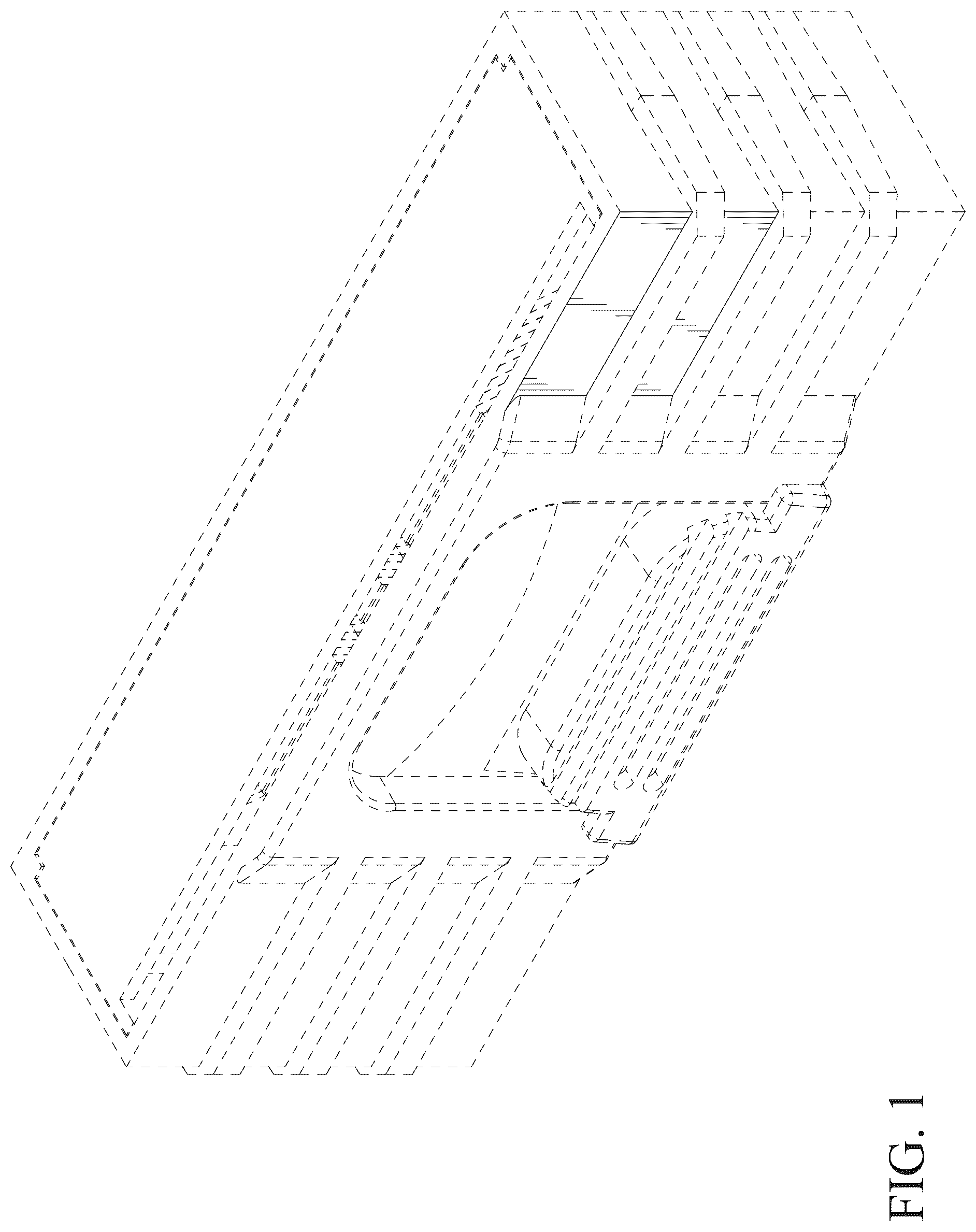 Patent USD1123378 Figure 1 – Blade case