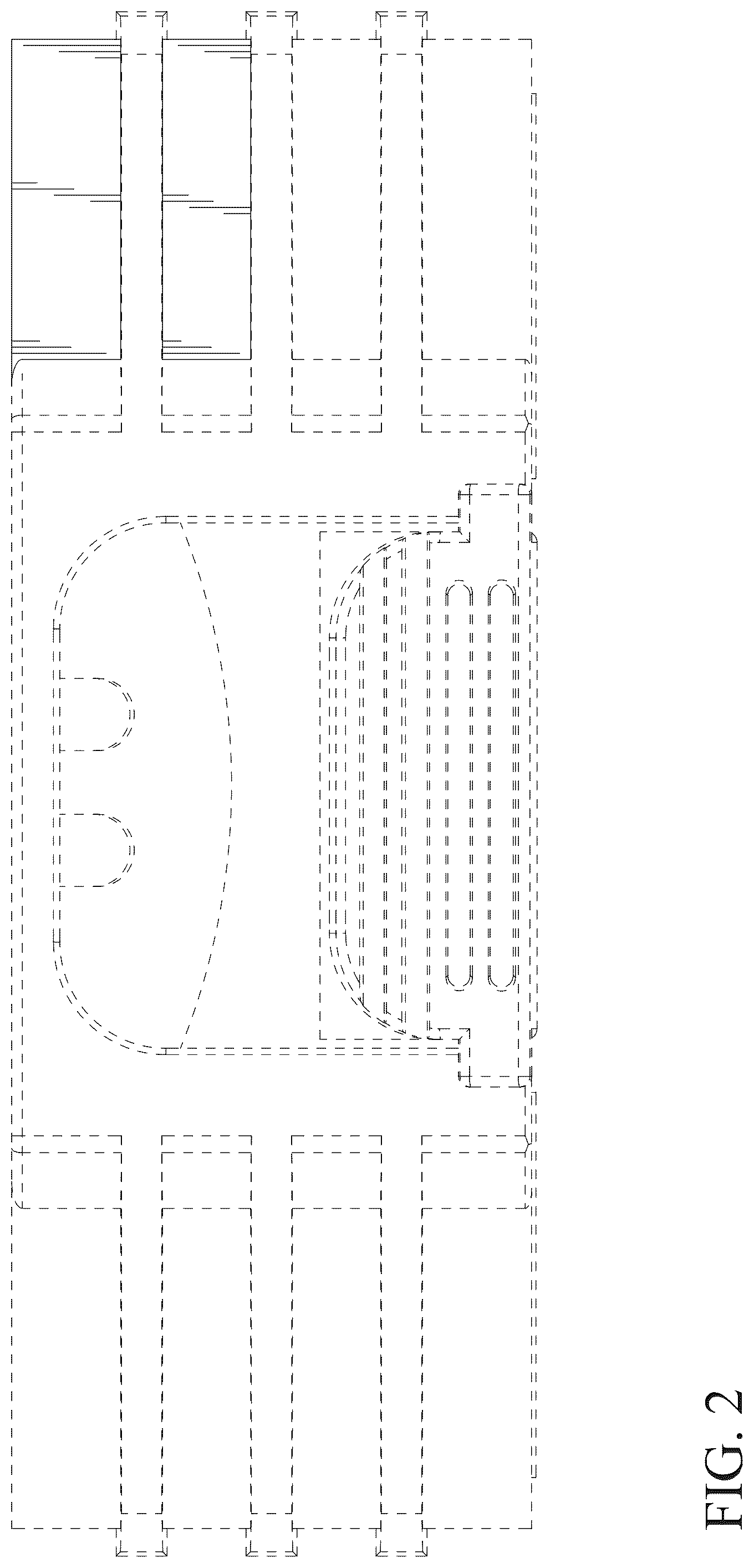 Patent USD1123378 Figure 2 – Blade case