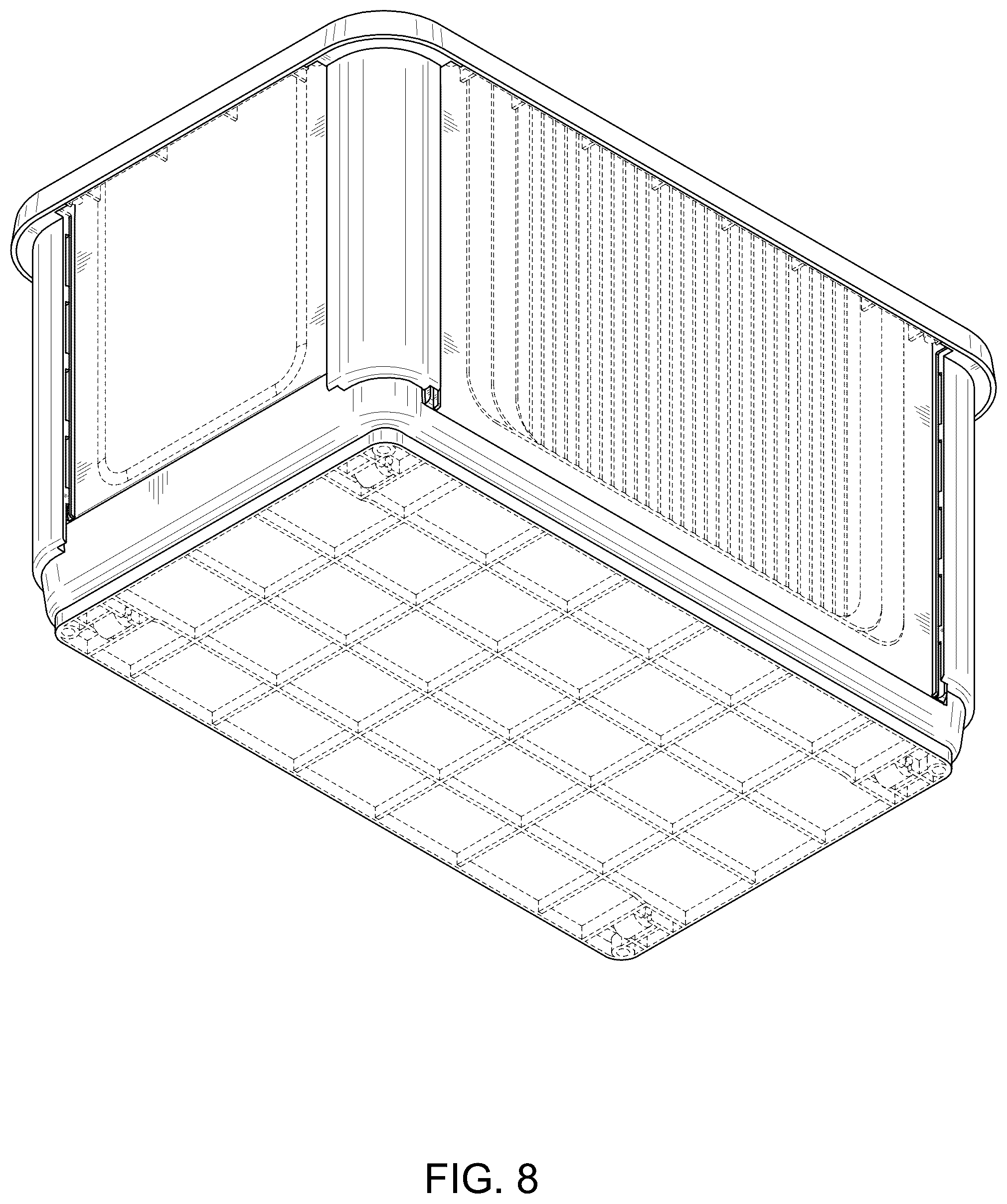 Patent USD1123380 Figure 5 – Storage box