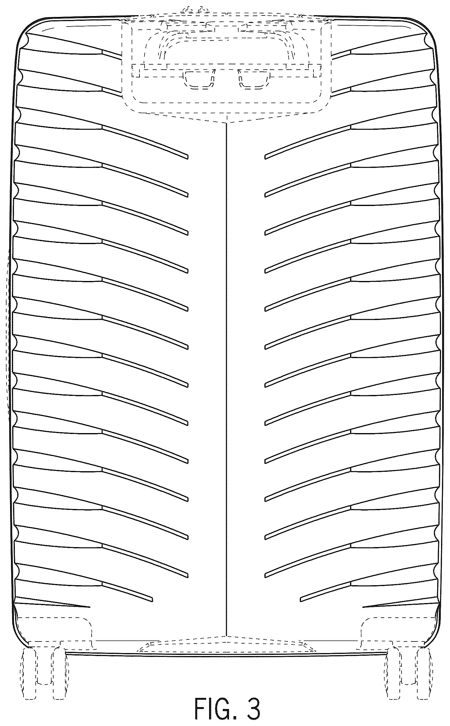 Patent USD1123381 Figure 3 – Luggage