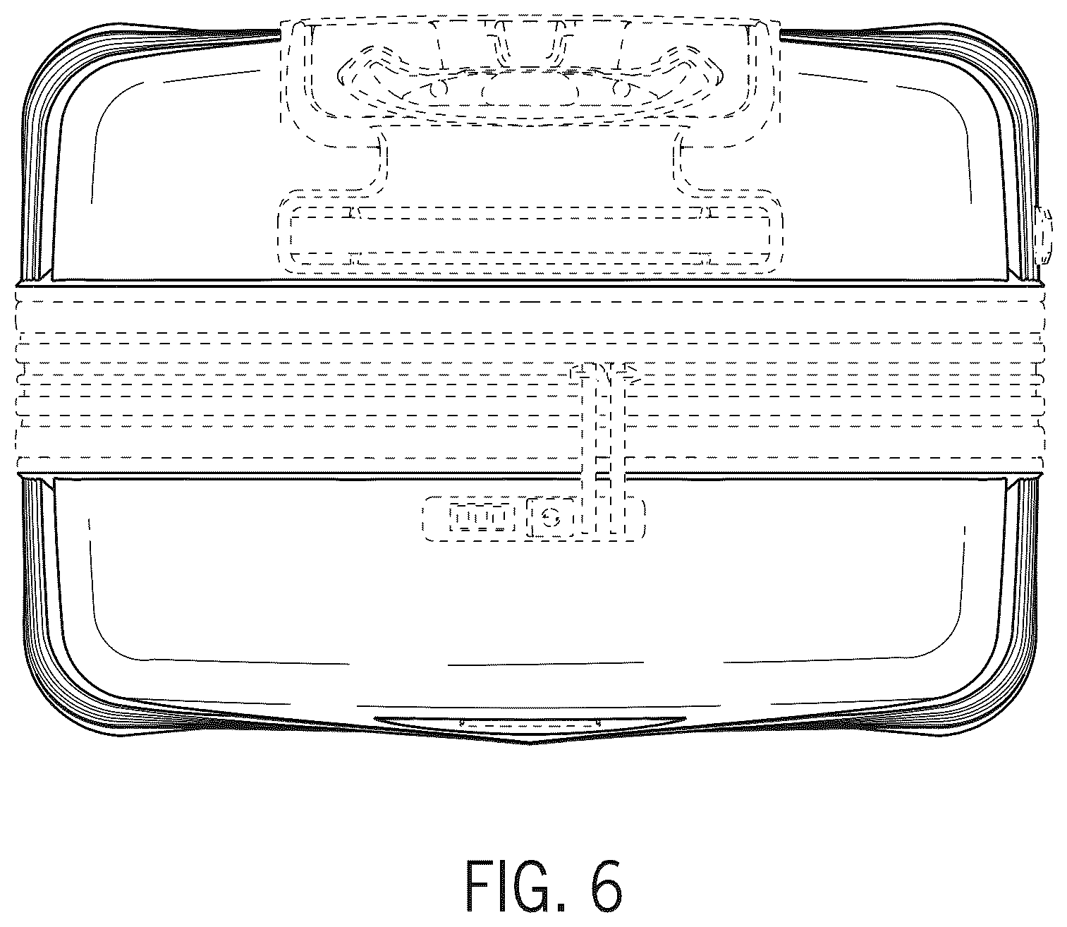 Patent USD1123381 Figure 6 – Luggage